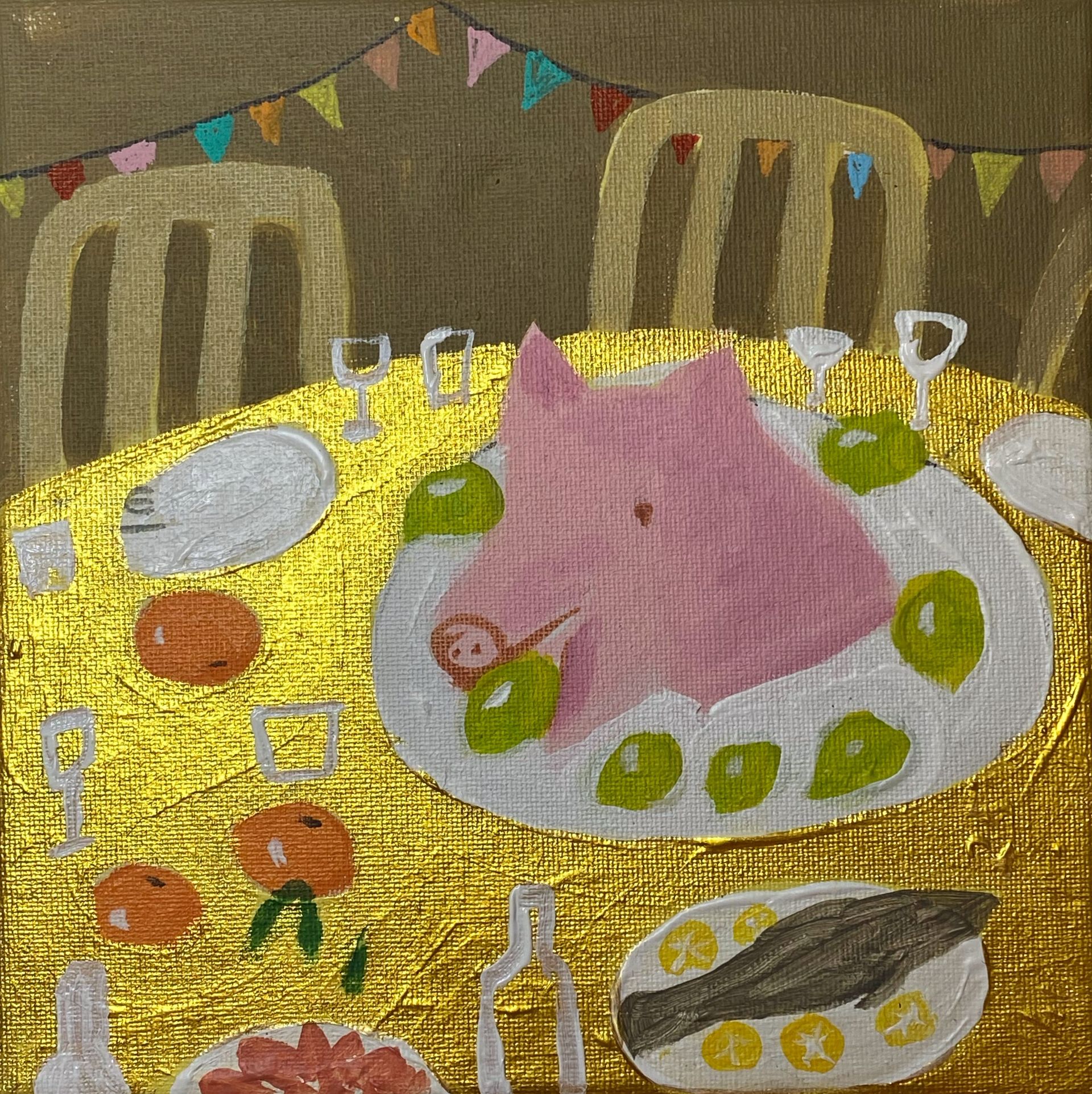 Анастасия Трапезникова (Картина, живопись - 
                  20 x 20 см) Holiday mood