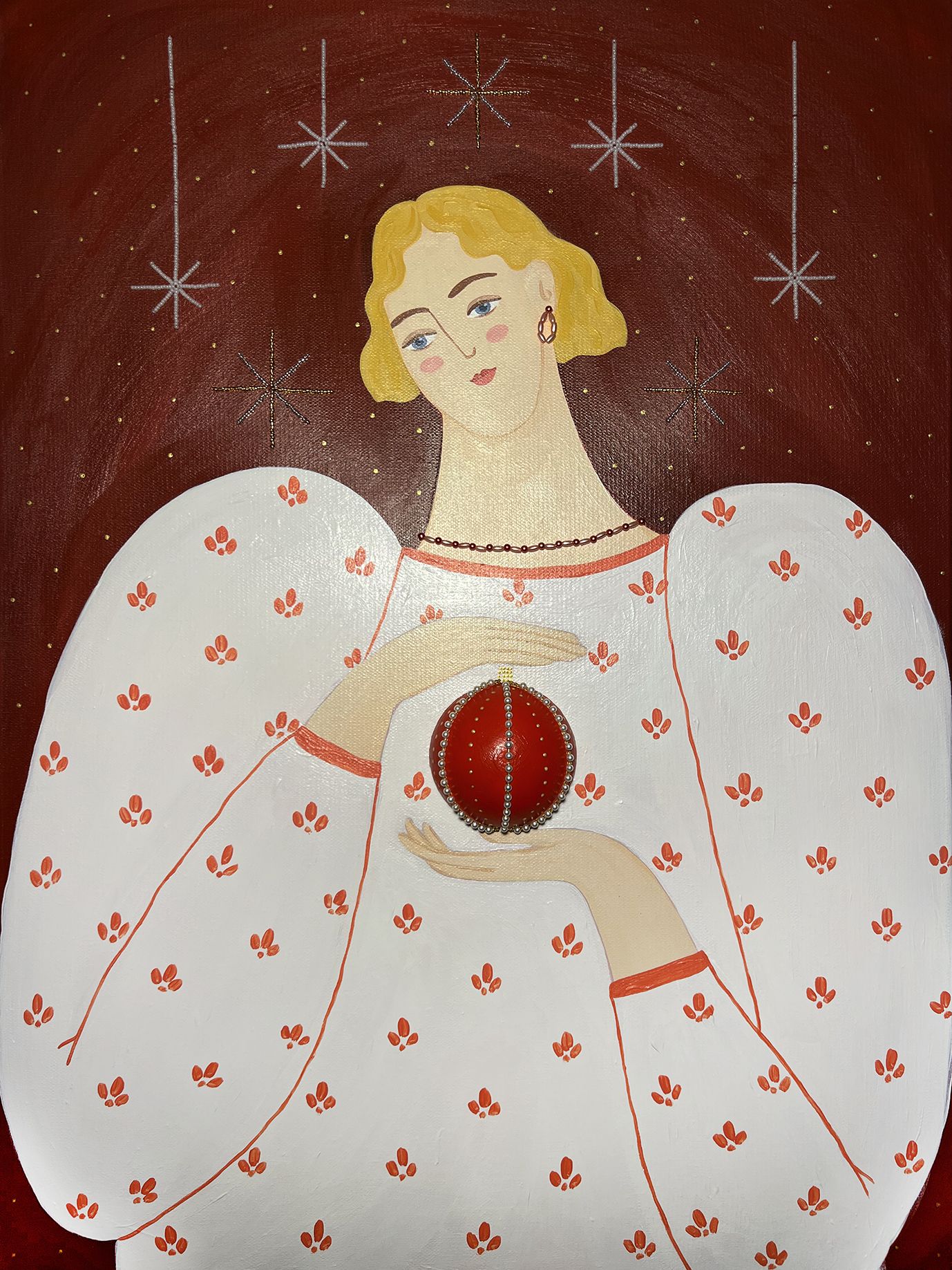 Ксения Хромцова (Картина, живопись - 
                  50 x 70 см) В преддверии чудес