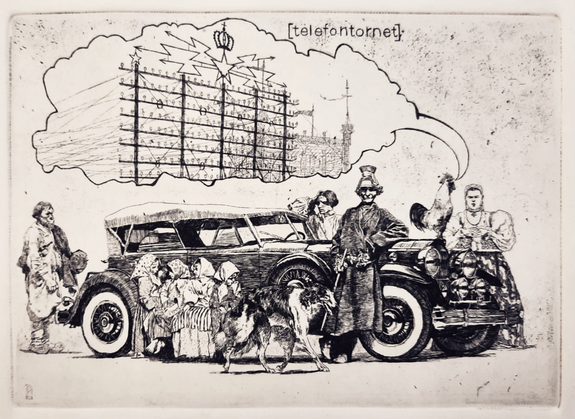 Александр Коряшкин (Графика печатная - 
                  17 x 13 см) Кому на руси жить хорошо