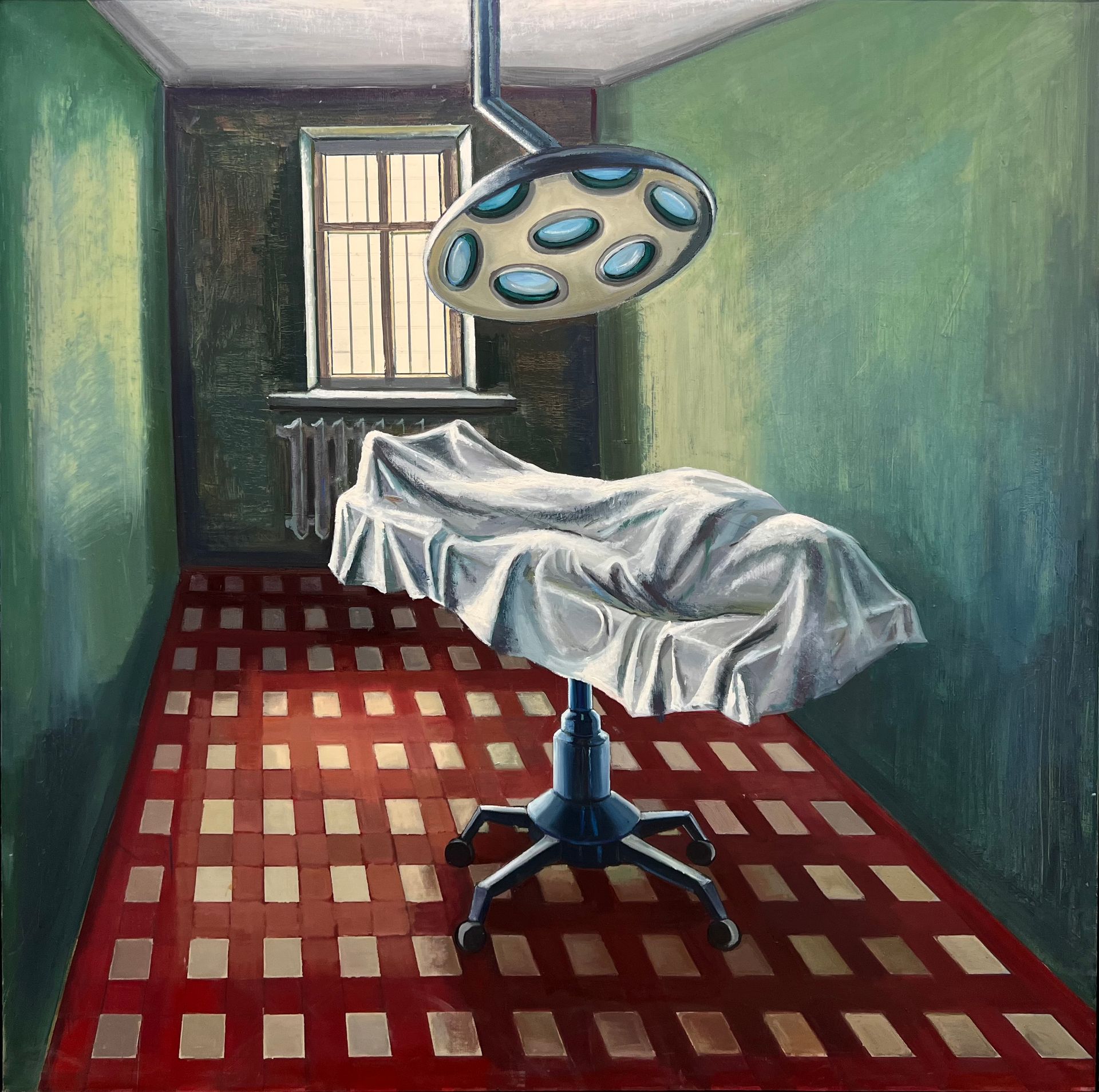 Анастасия Омельченко (Картина, живопись - 
                  210 x 170 см) Тюрьма