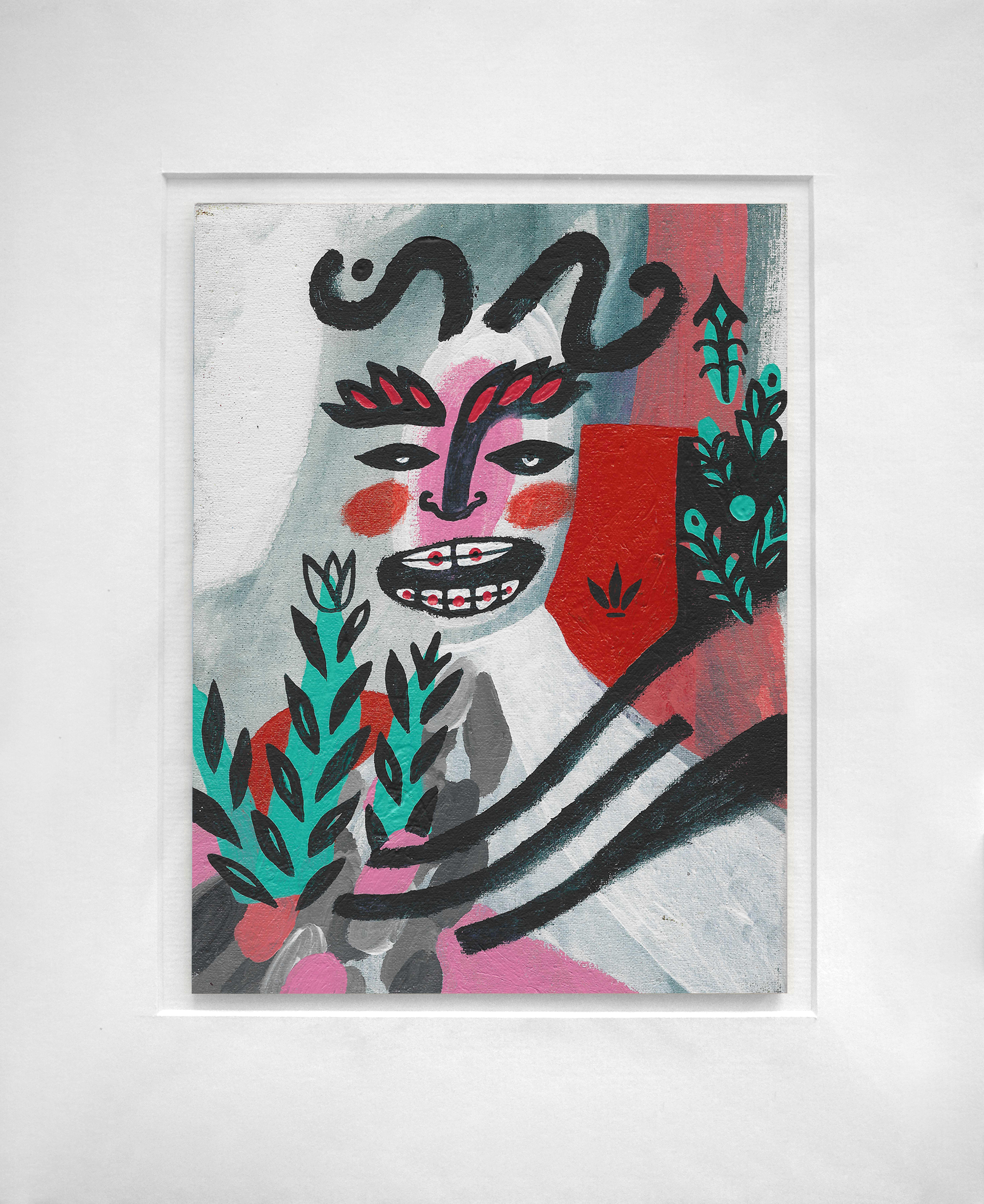 Лена Романовская (Авторская графика - 
                  27 x 32 см) Сатир