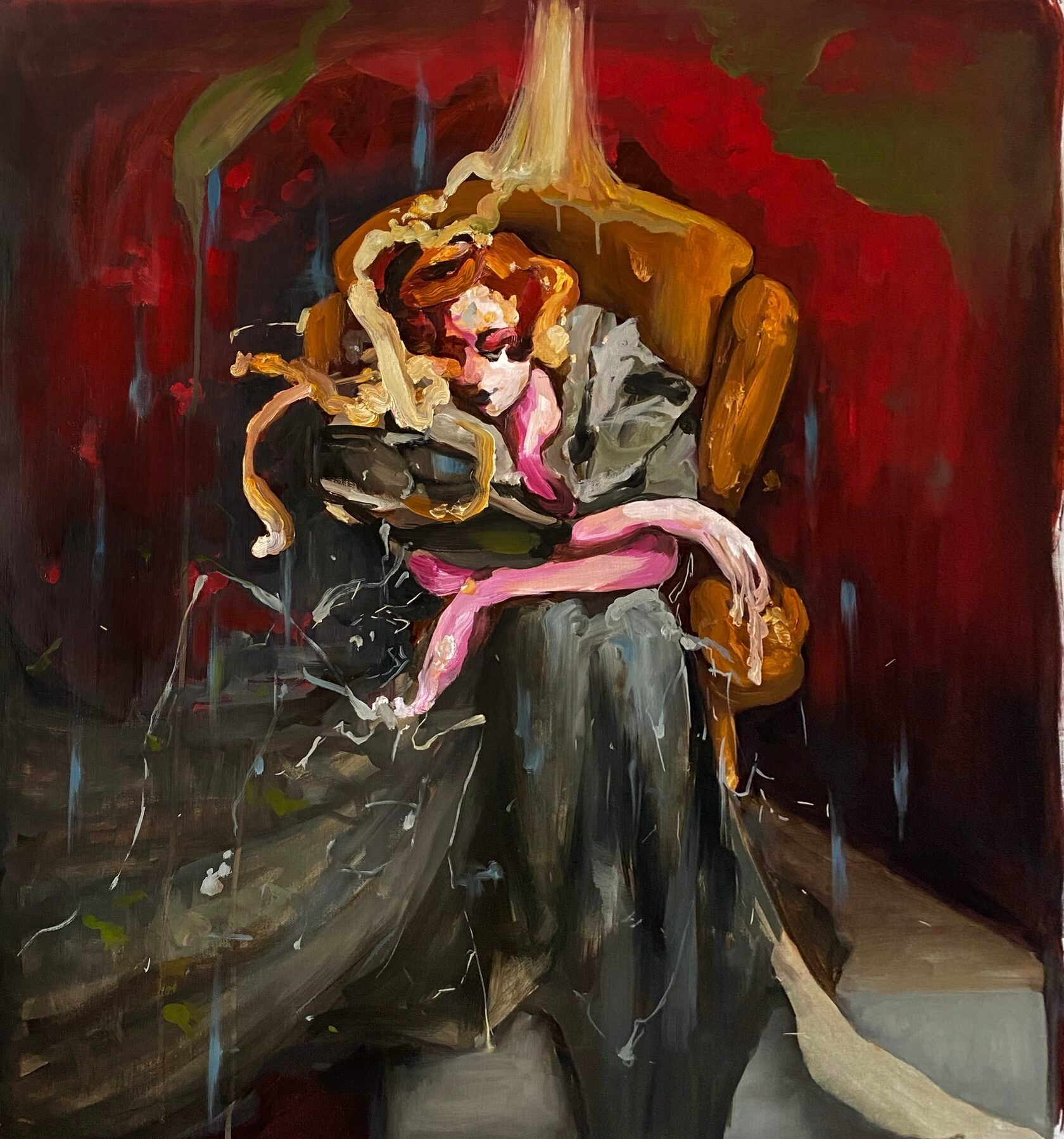 Катя Никитина (Картина, живопись - 
                  90 x 100 см) Монаршая особа