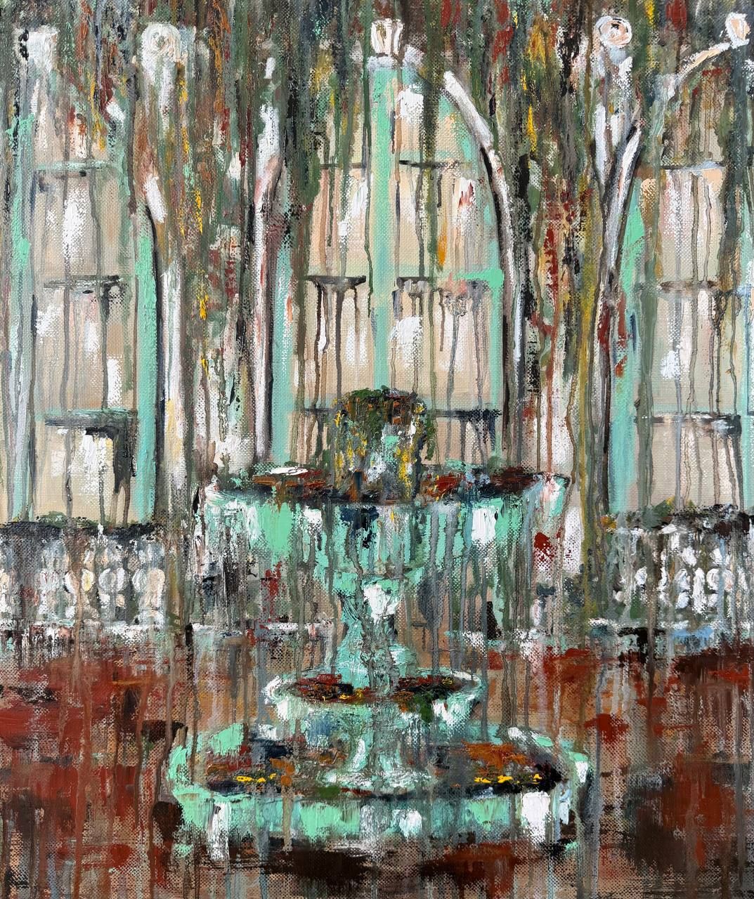 Белла Новинькова (Картина, живопись - 
                  60 x 70 см) Фонтан желаний