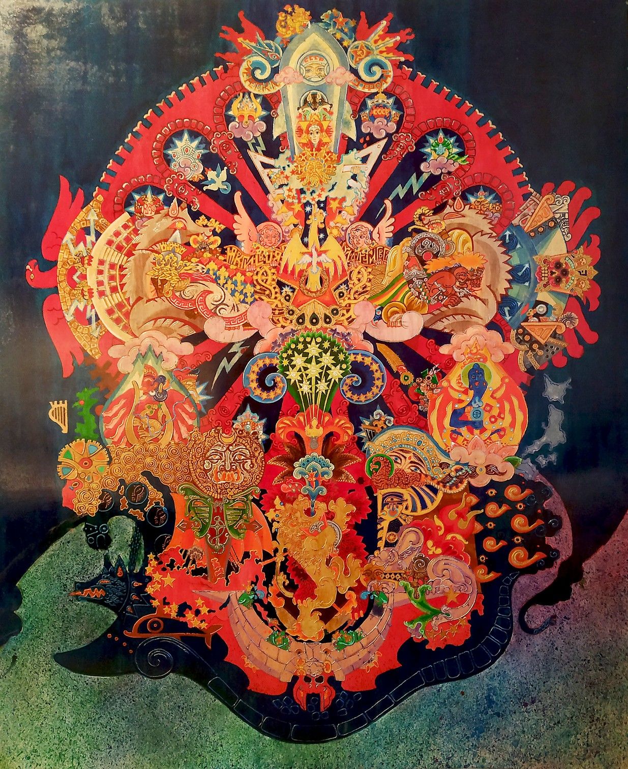 Павел Ольхович (Картина, живопись - 
                  120 x 150 см) Московское время