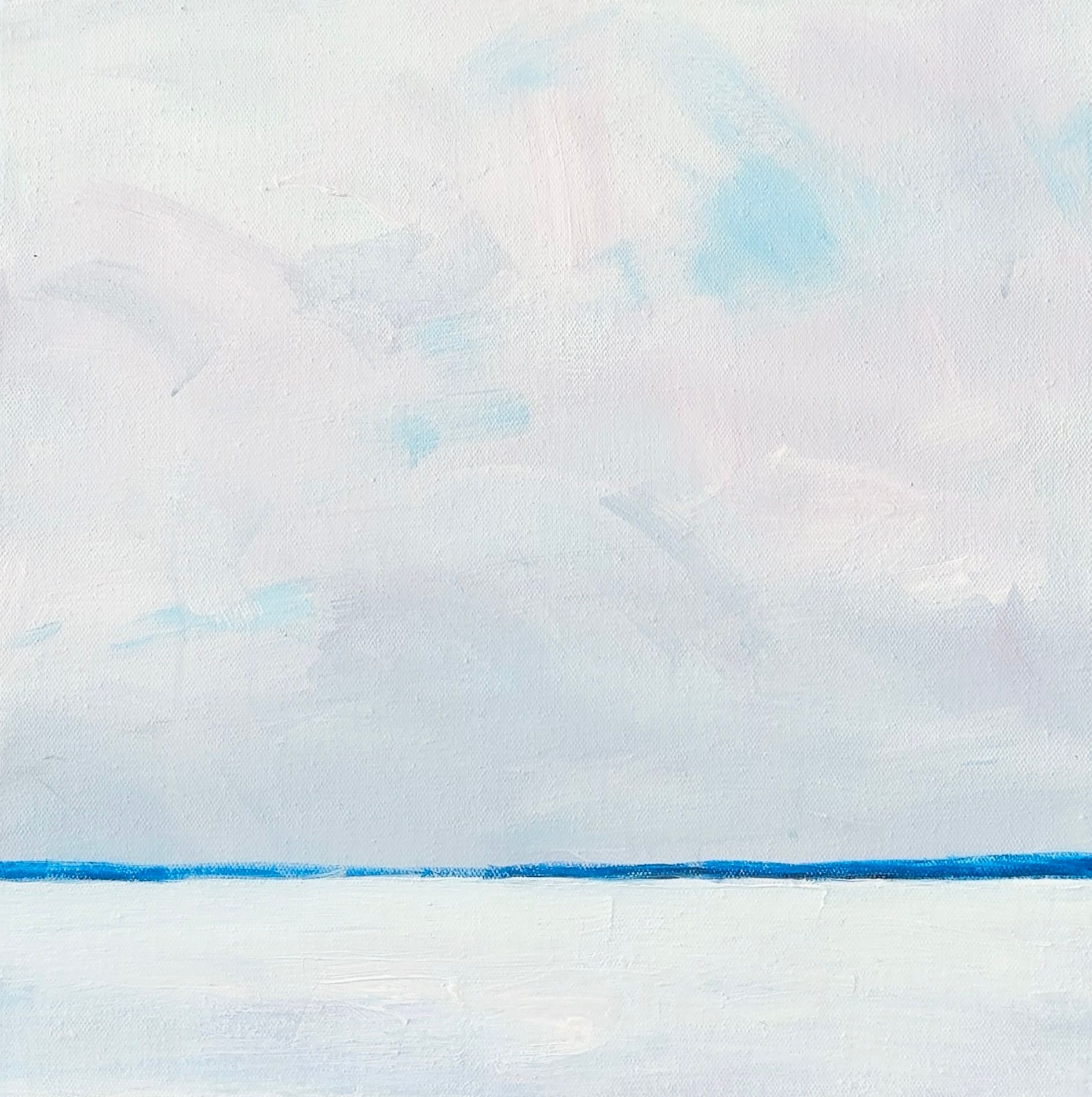 Александра Савина (Картина, живопись - 
                  40 x 40 см) Скоро март