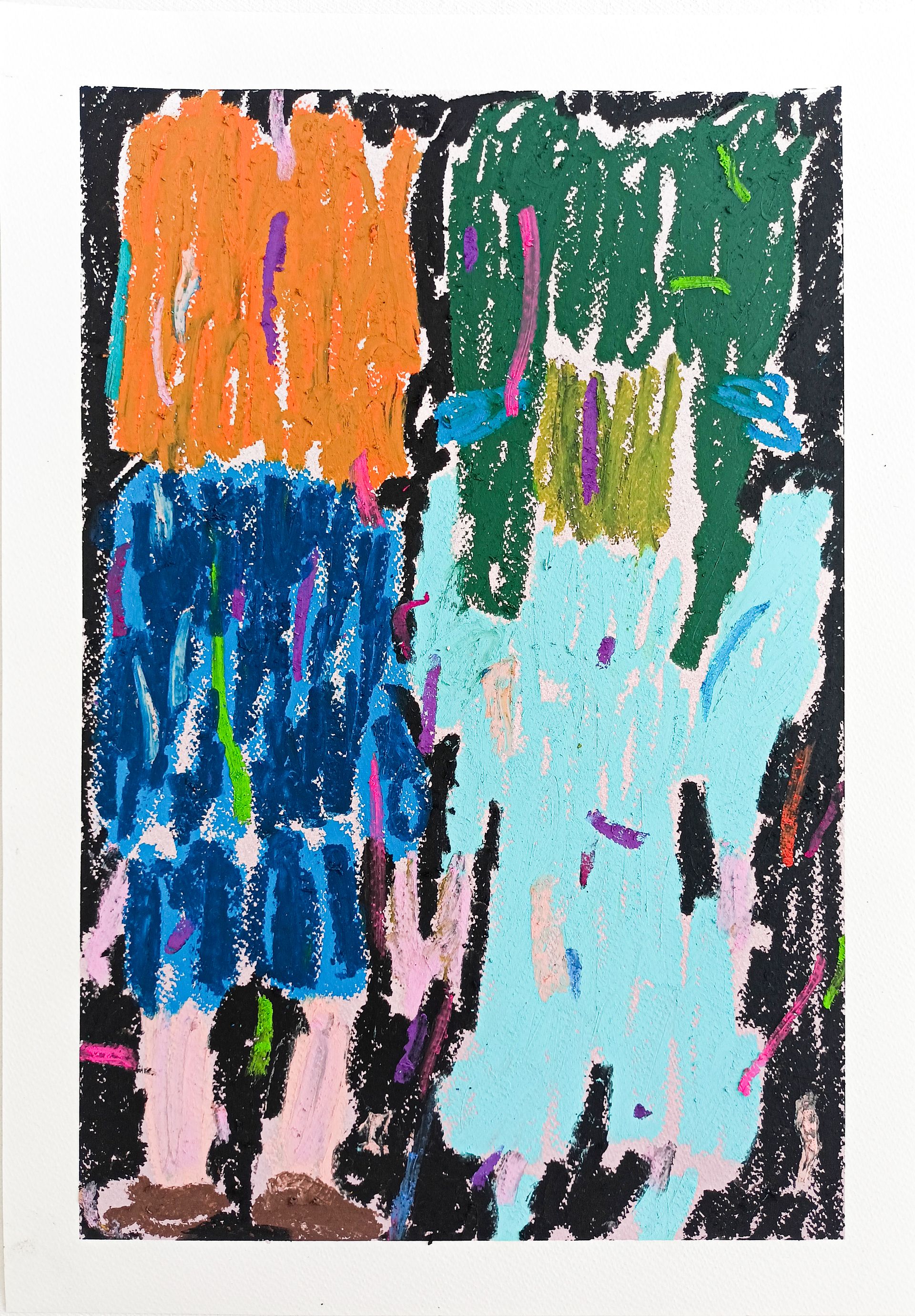 Дарья Растунина (Авторская графика - 
                  29 x 42 см) Без названия