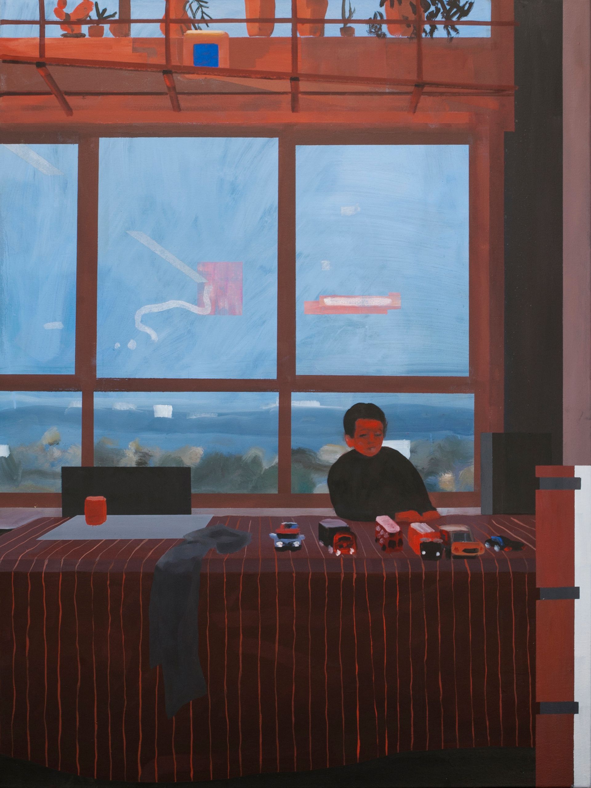 Анна Мельниченко (Картина, живопись - 
                  90 x 120 см) Вечер дома