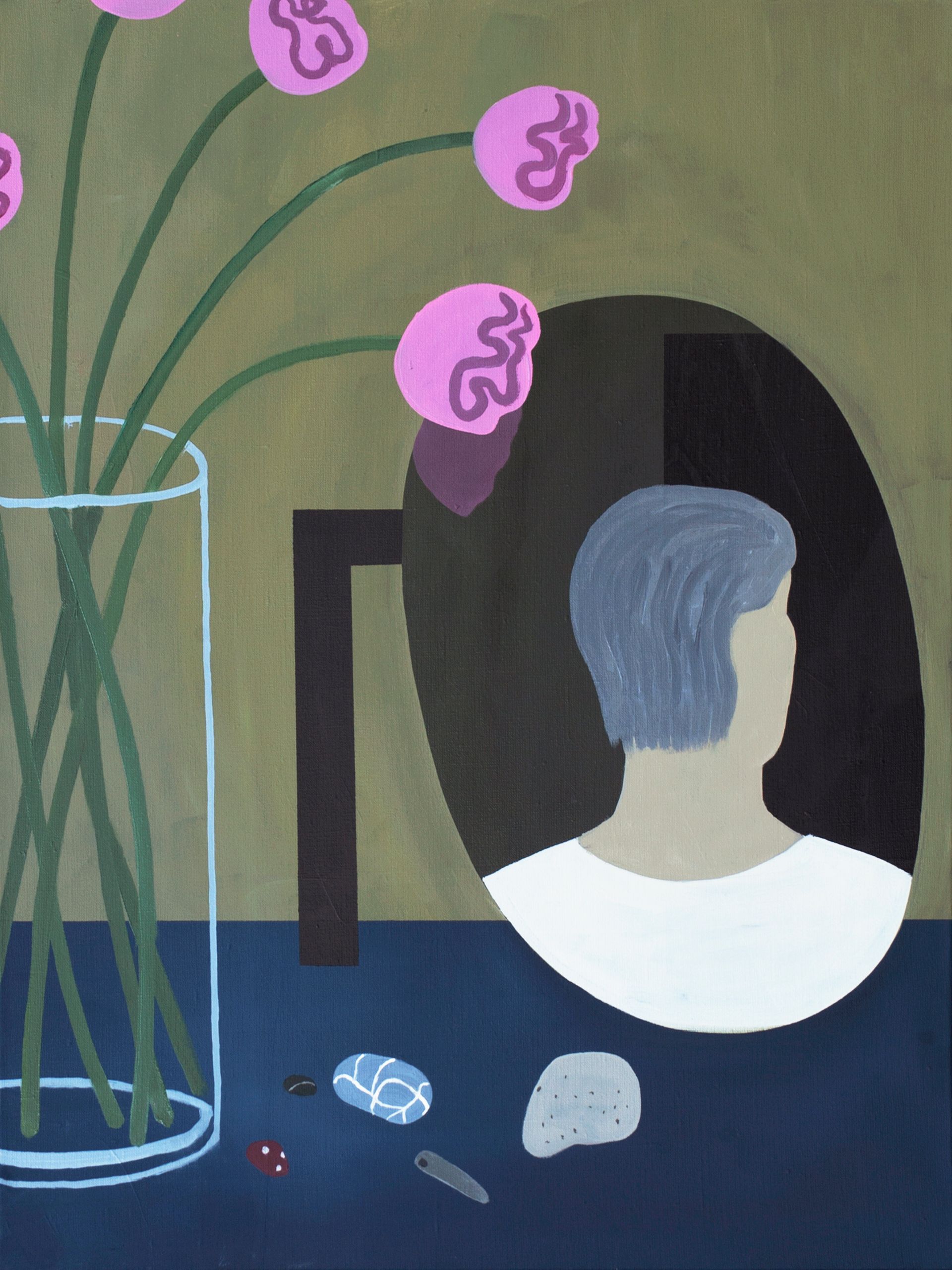 Анна Мельниченко (Картина, живопись - 
                  60 x 80 см) Зеркало