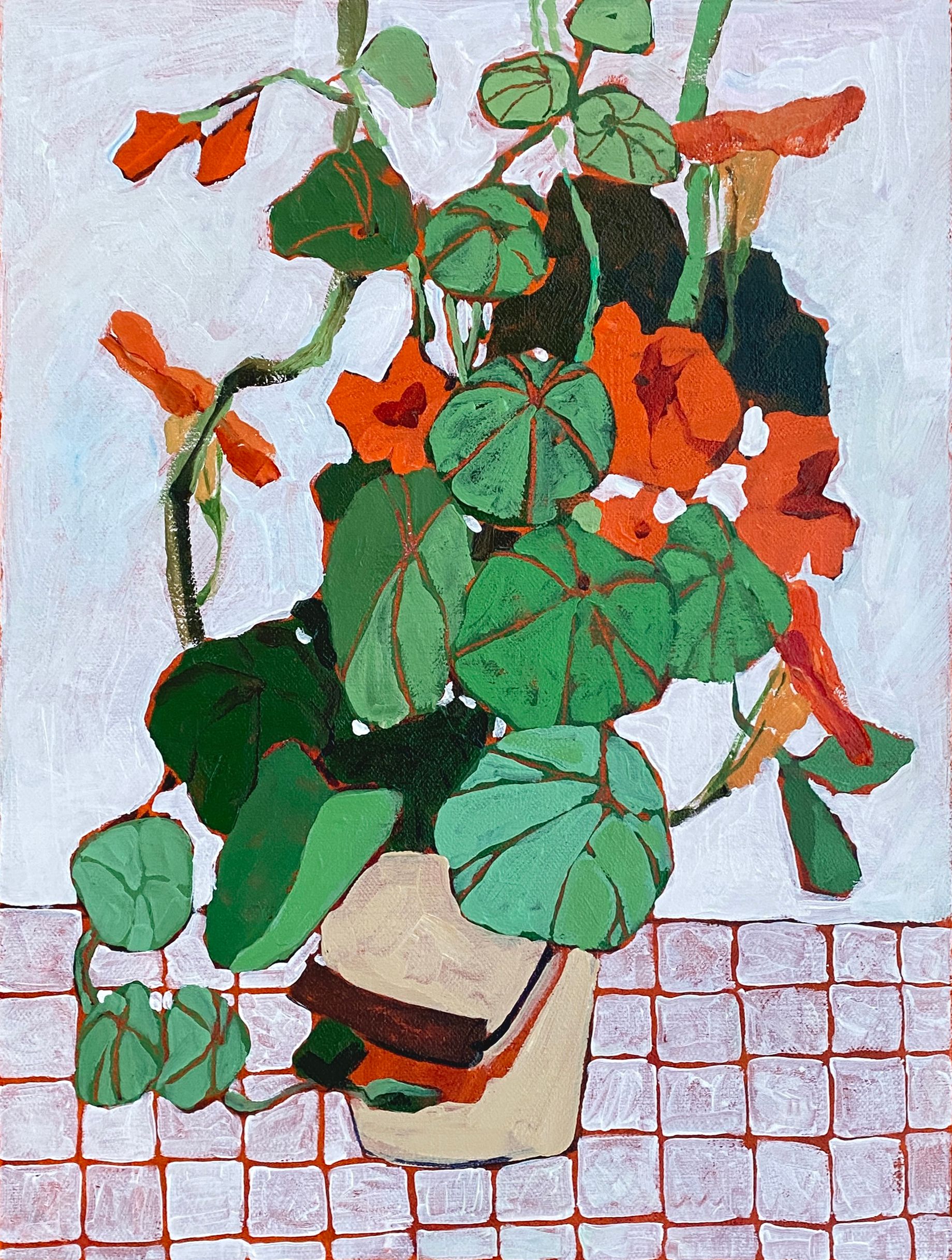 Анастасия Соловьева (Картина, живопись - 
                  30 x 40 см) Настурции