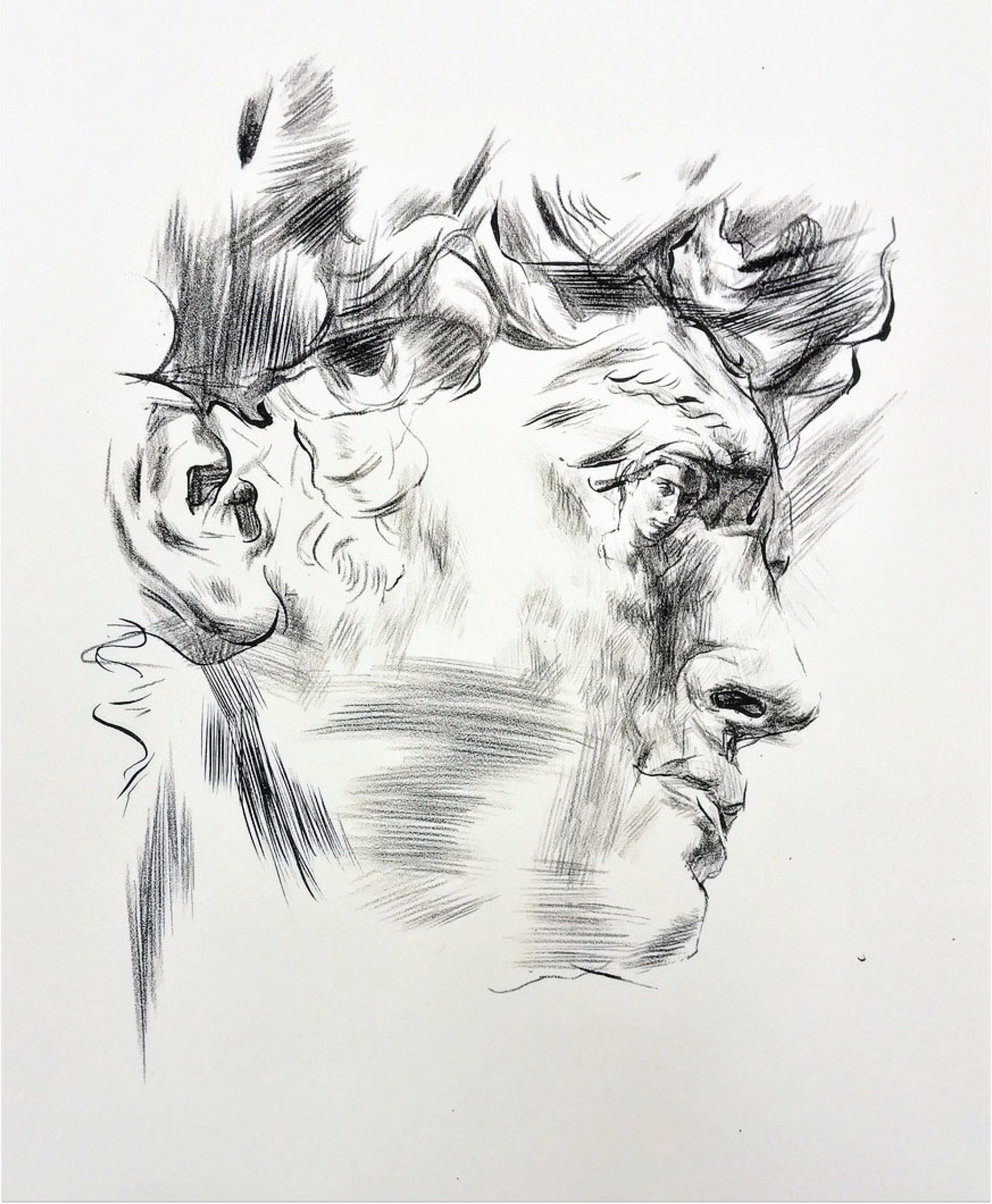 Александр Коряшкин (Графика печатная - 
                  30 x 30 см) Ciao michelangelo