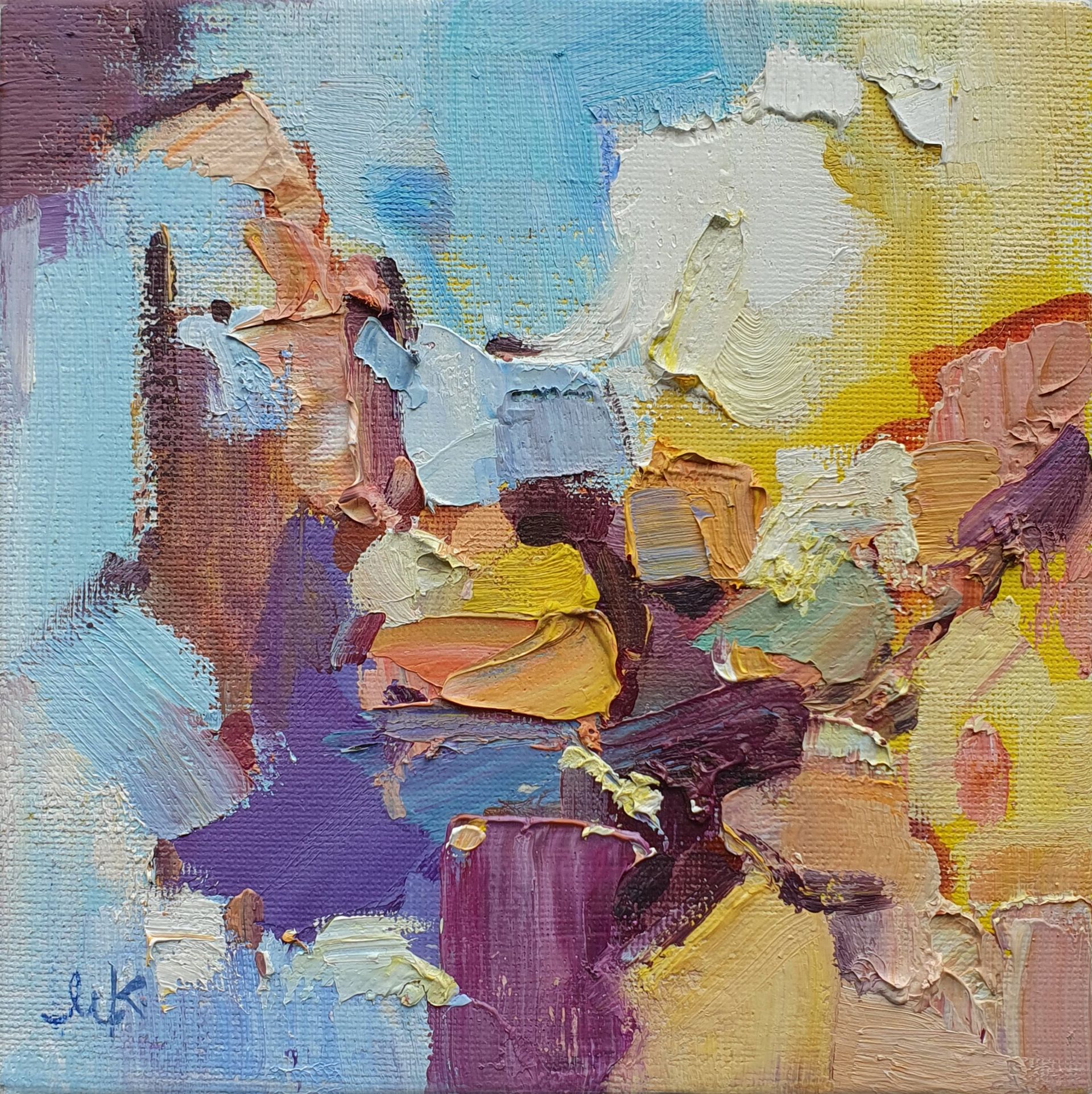 Мария Кузина (Авторская графика - 
                  15 x 15 см) Солнце Италии