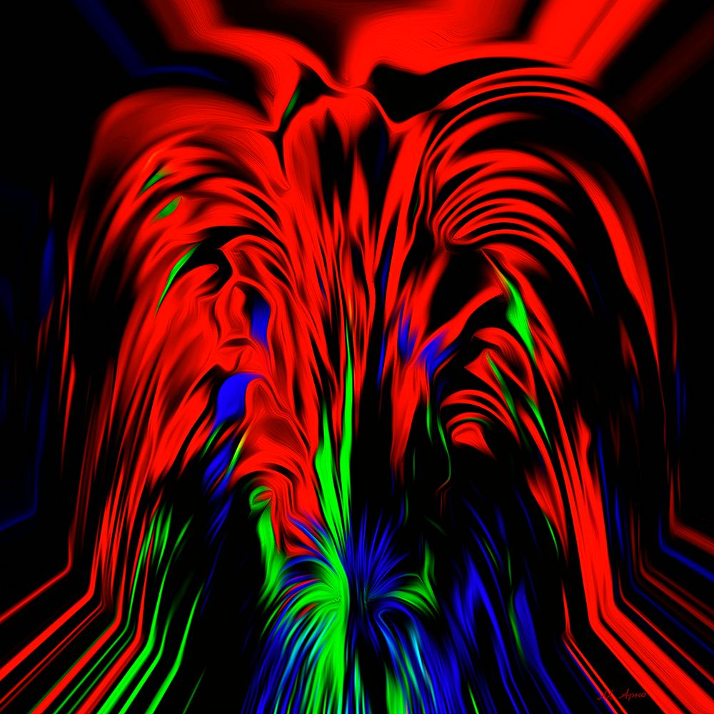 Марк Арно (Графика цифровая (принты) - 
                  45 x 45 см) Ночь мага