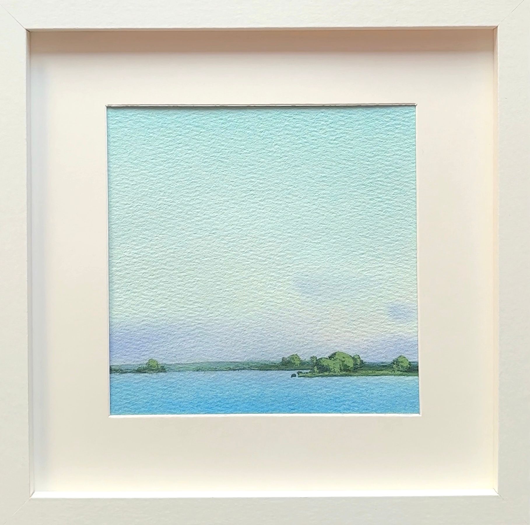 Александра Савина (Авторская графика - 
                  20 x 20 см) Май. Богинское озеро