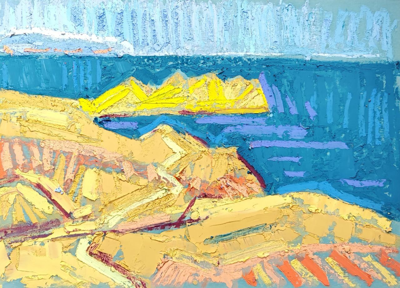 Олеся Лишаева (Авторская графика - 
                  29 x 21 см) Степной Крым