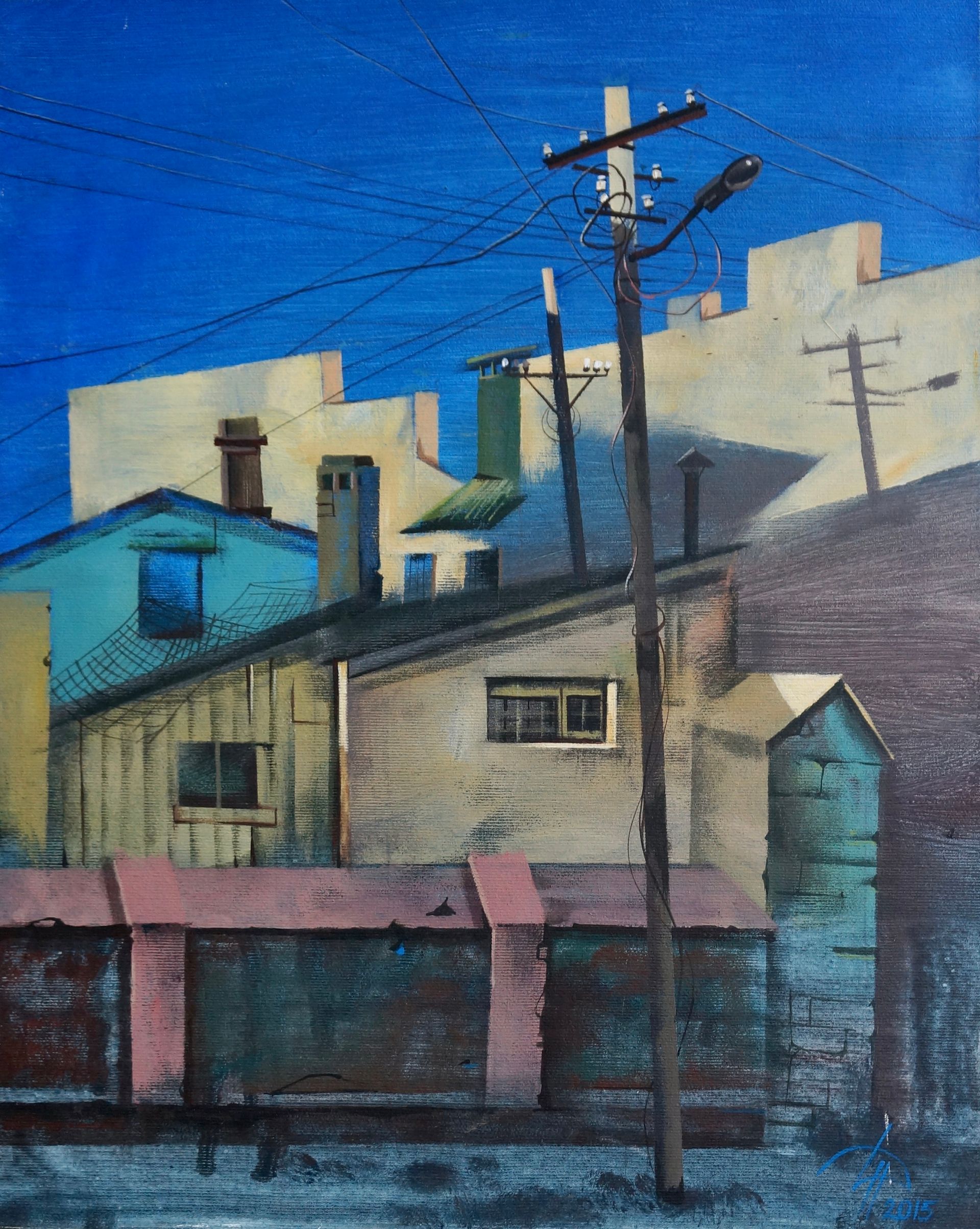 Динара Хёртнагль (Картина, живопись - 
                  40 x 50 см) Евпатория 2