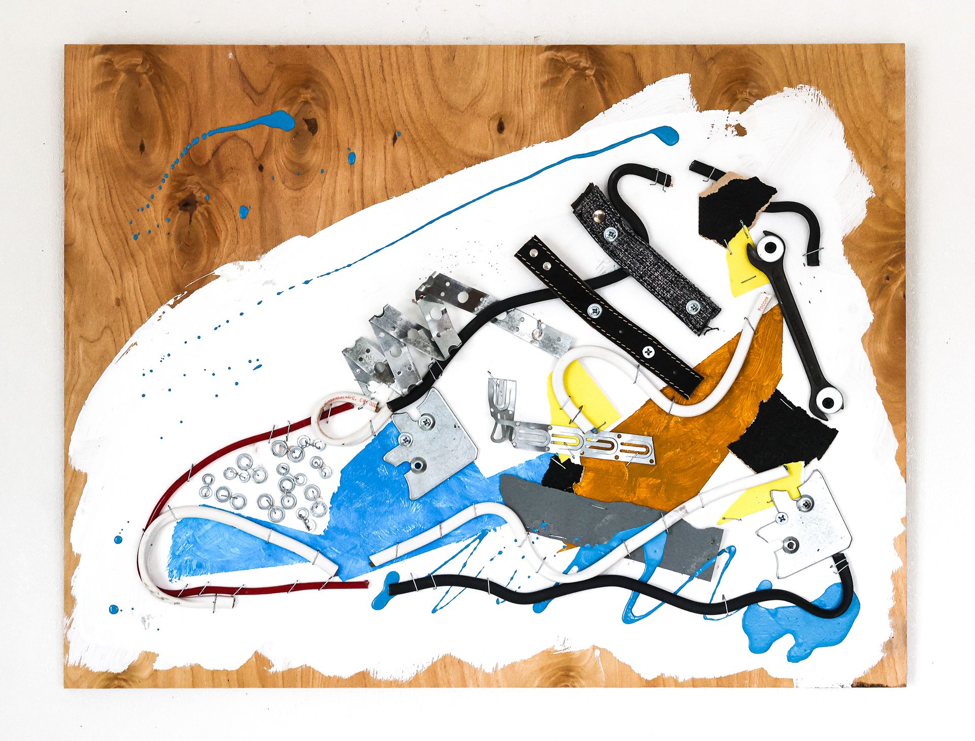 Пётр Быстров (Коллаж / ассамбляж - 
                  60 x 45 см) Sneaker No. 17
