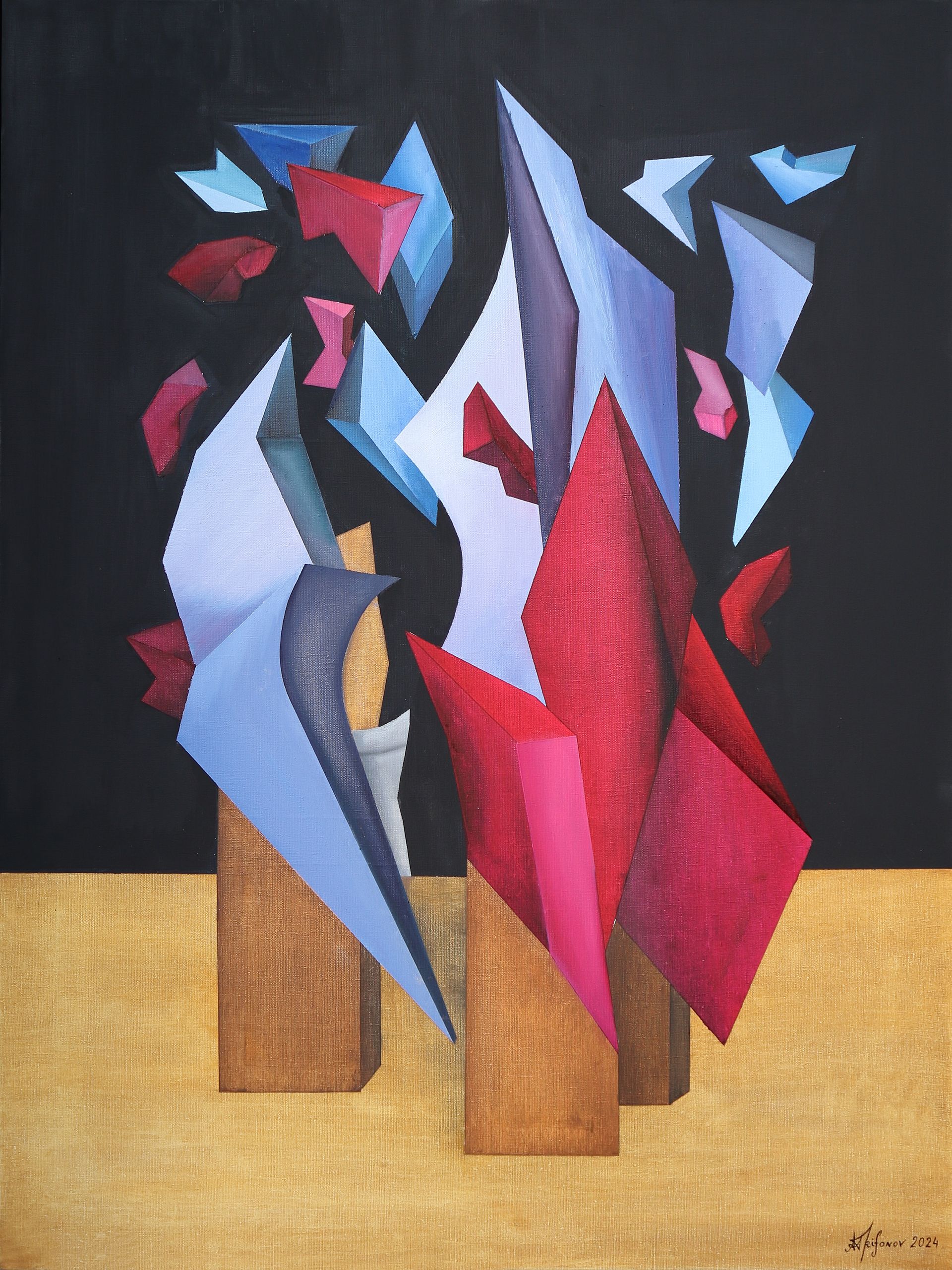 Александр Трифонов (Картина, живопись - 
                  90 x 120 см) Сиреневая фуга