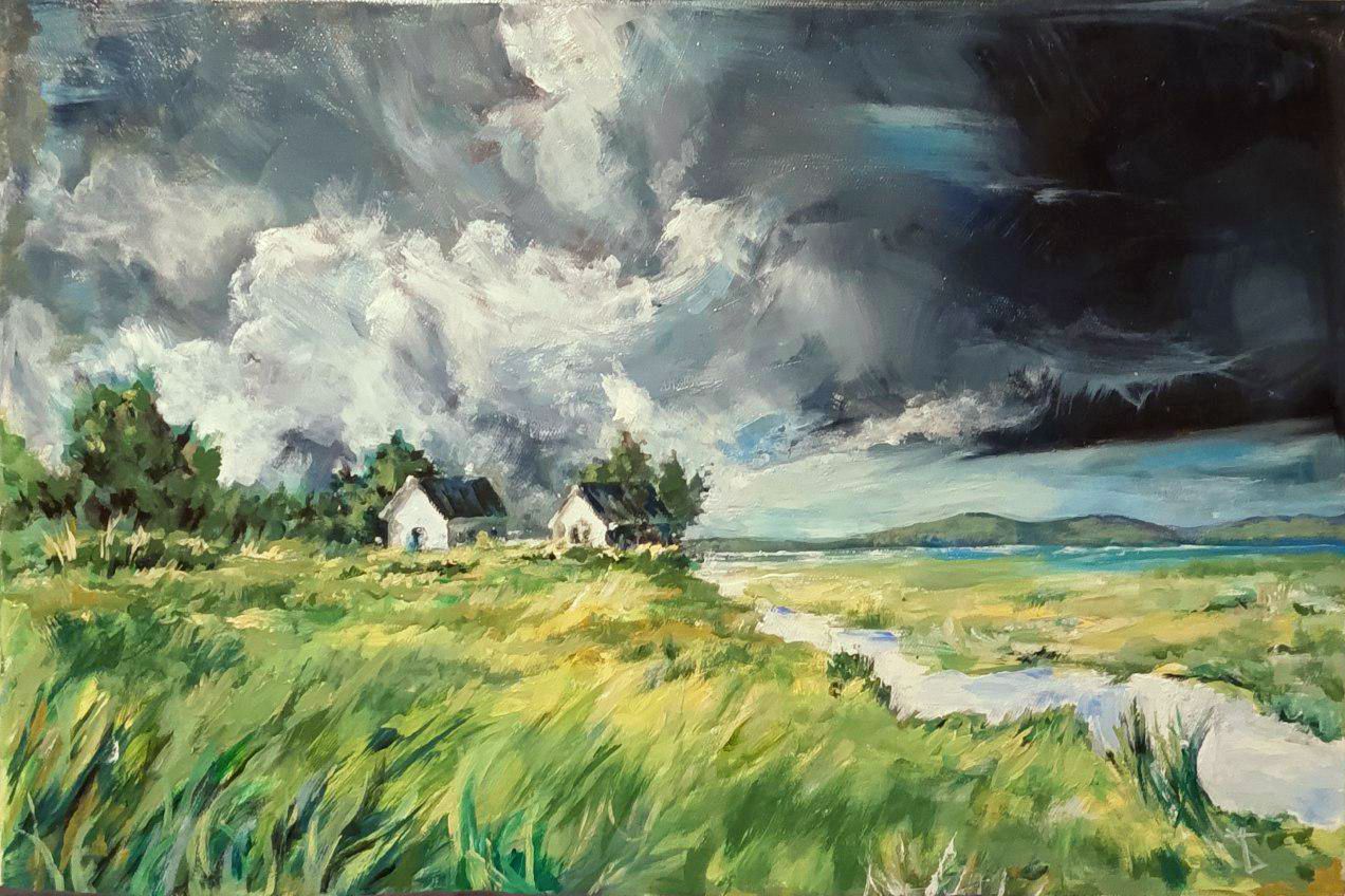 Алёша Калязин (Картина, живопись - 
                  50 x 40 см) Урожайное