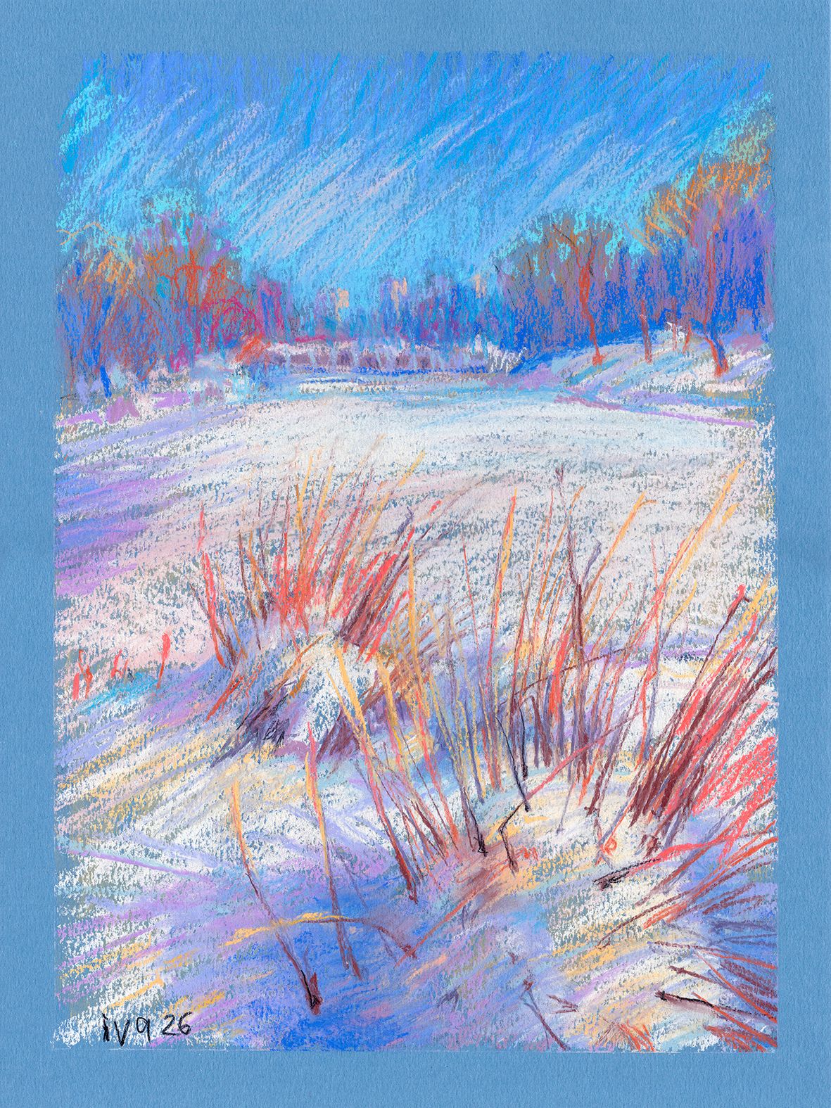 Татьяна Ивченкова (Авторская графика - 
                  30 x 40 см) Солнечно