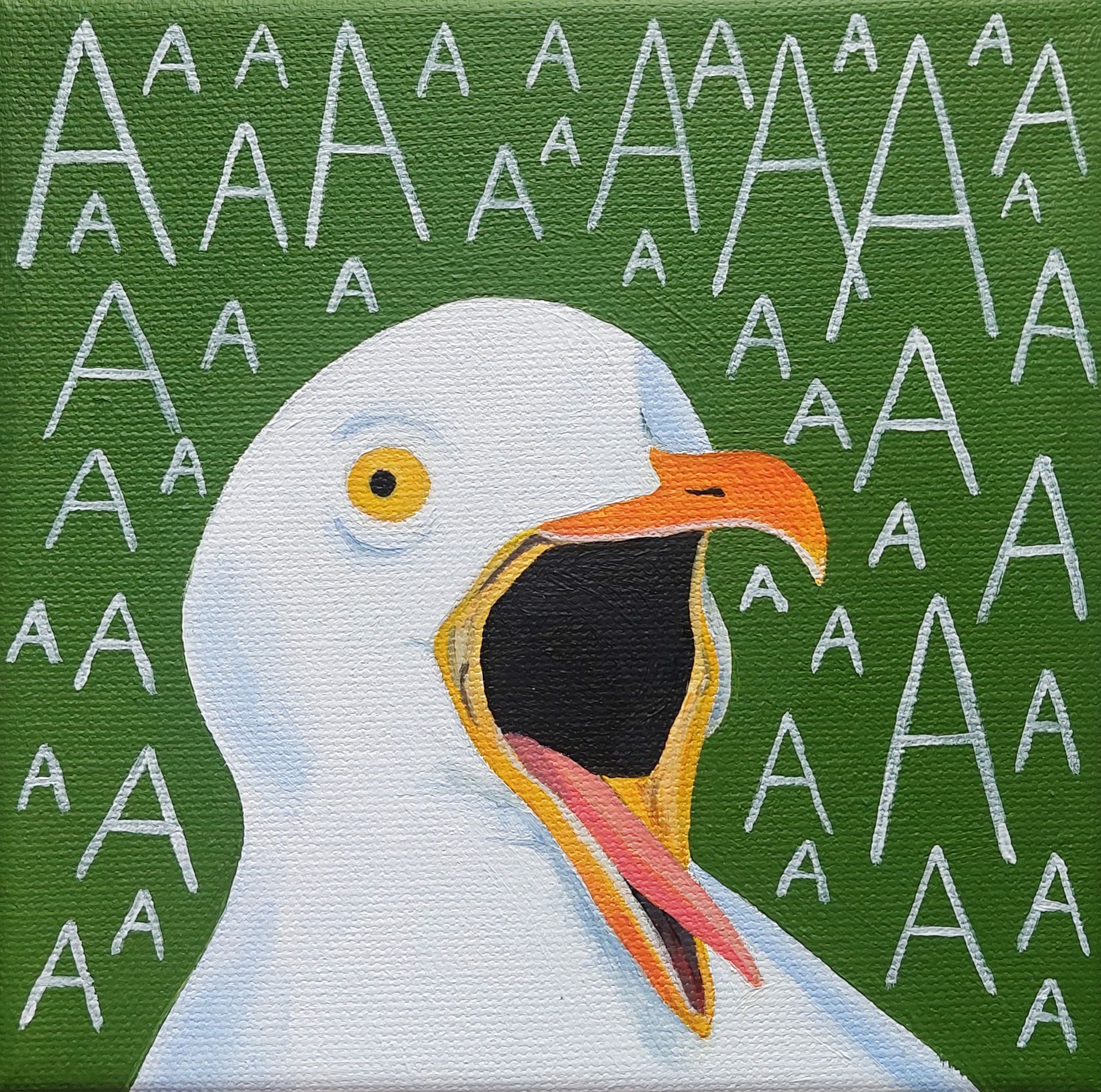 Оливия Лем (Картина, живопись - 
                  15 x 15 см) Ору