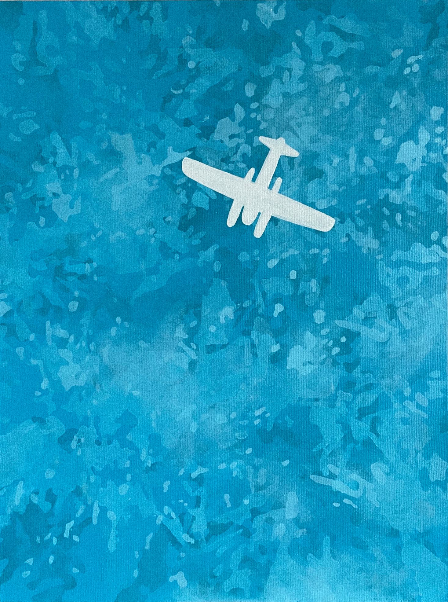 Виктория Никулочкина (Картина, живопись - 
                  30 x 40 см) Самолет