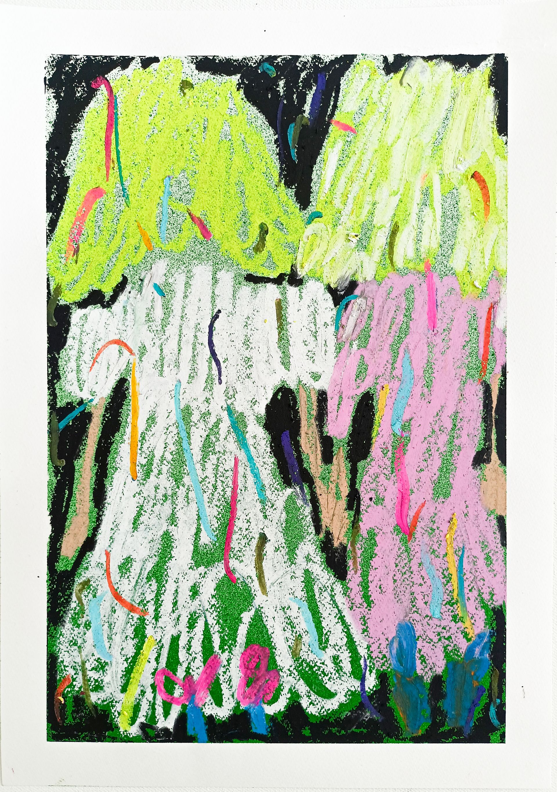 Дарья Растунина (Авторская графика - 
                  29 x 42 см) Без названия
