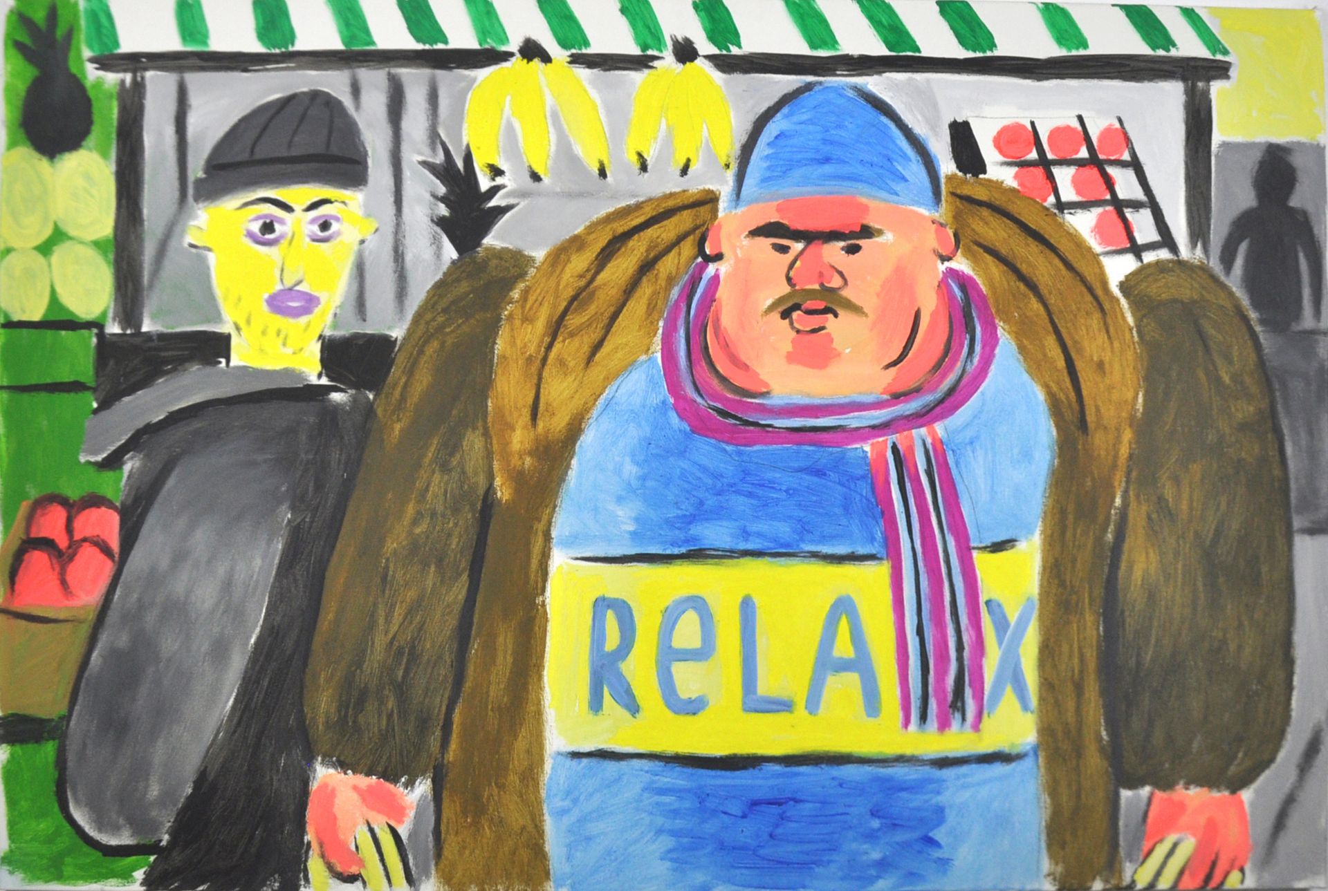 Любовь Лисицына (Картина, живопись - 
                  150 x 100 см) Relax