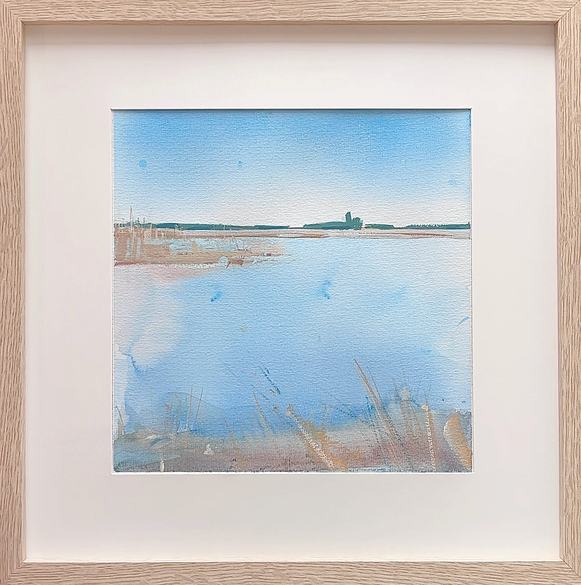 Александра Савина (Авторская графика - 
                  30 x 30 см) Богинское озеро