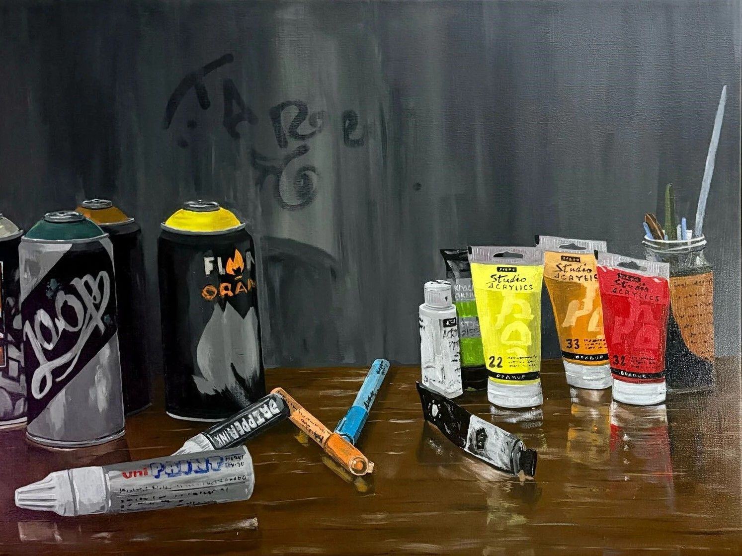 Дмитрий Тарес (Картина, живопись - 
                  80 x 60 см) 2012-2025