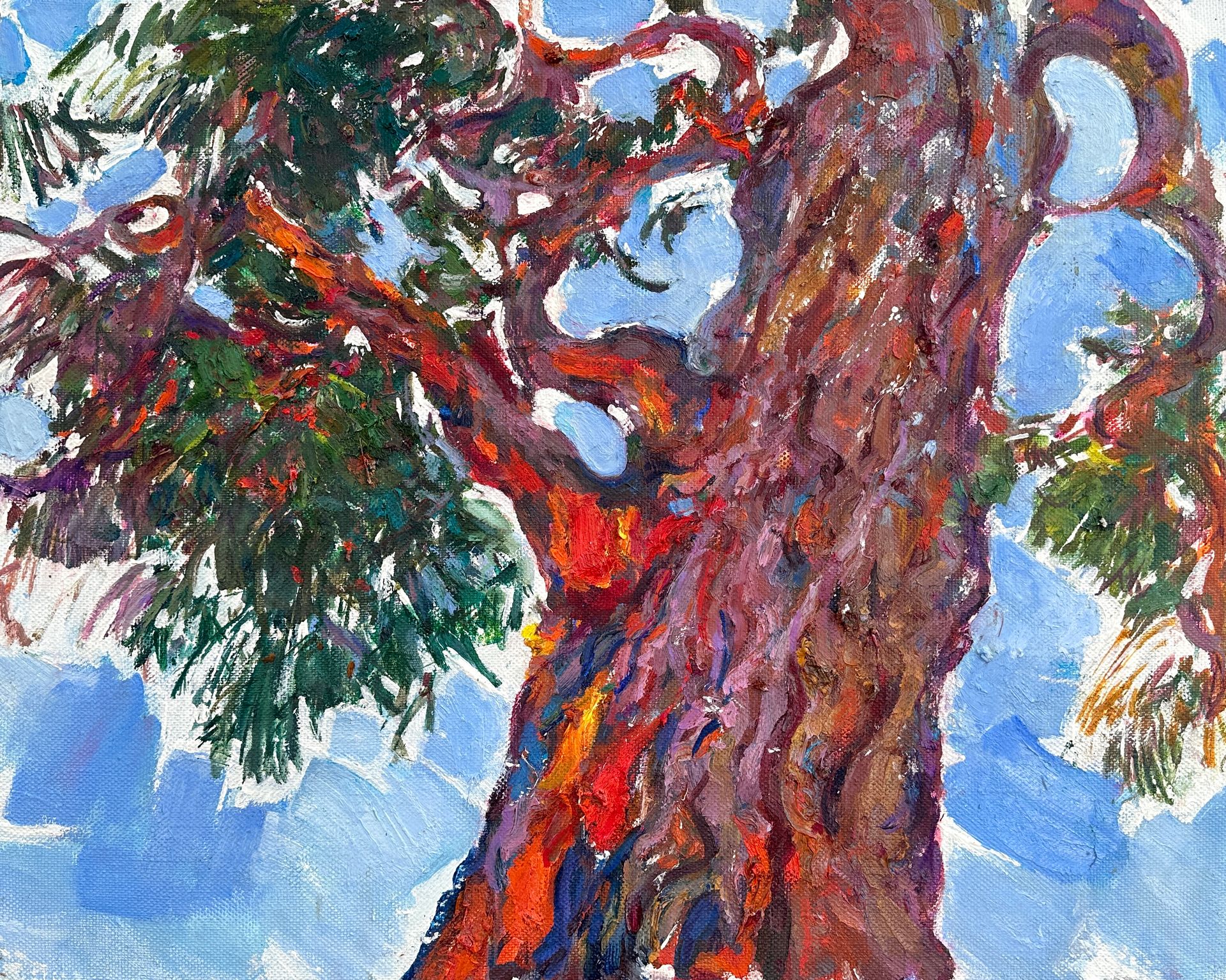 Илья Хахарев (Картина, живопись - 
                  75 x 60 см) Крымская сосна
