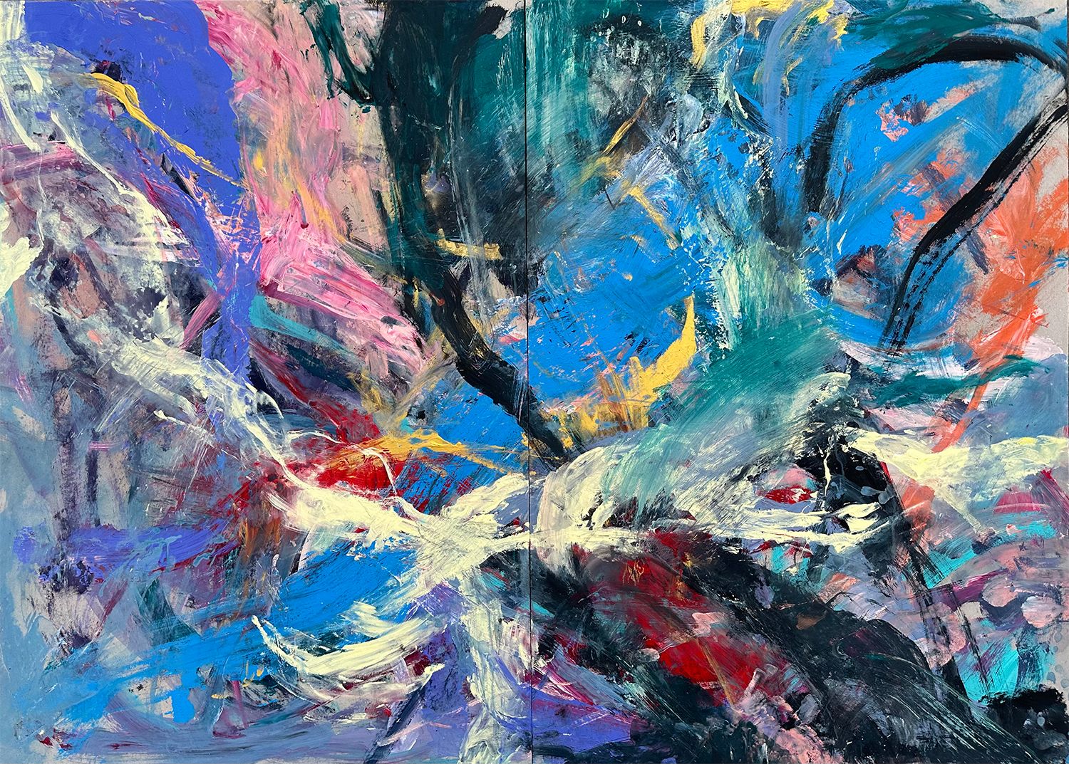 Светлана Федорова (Картина, живопись - 
                  140 x 100 см) Ночь в Париже