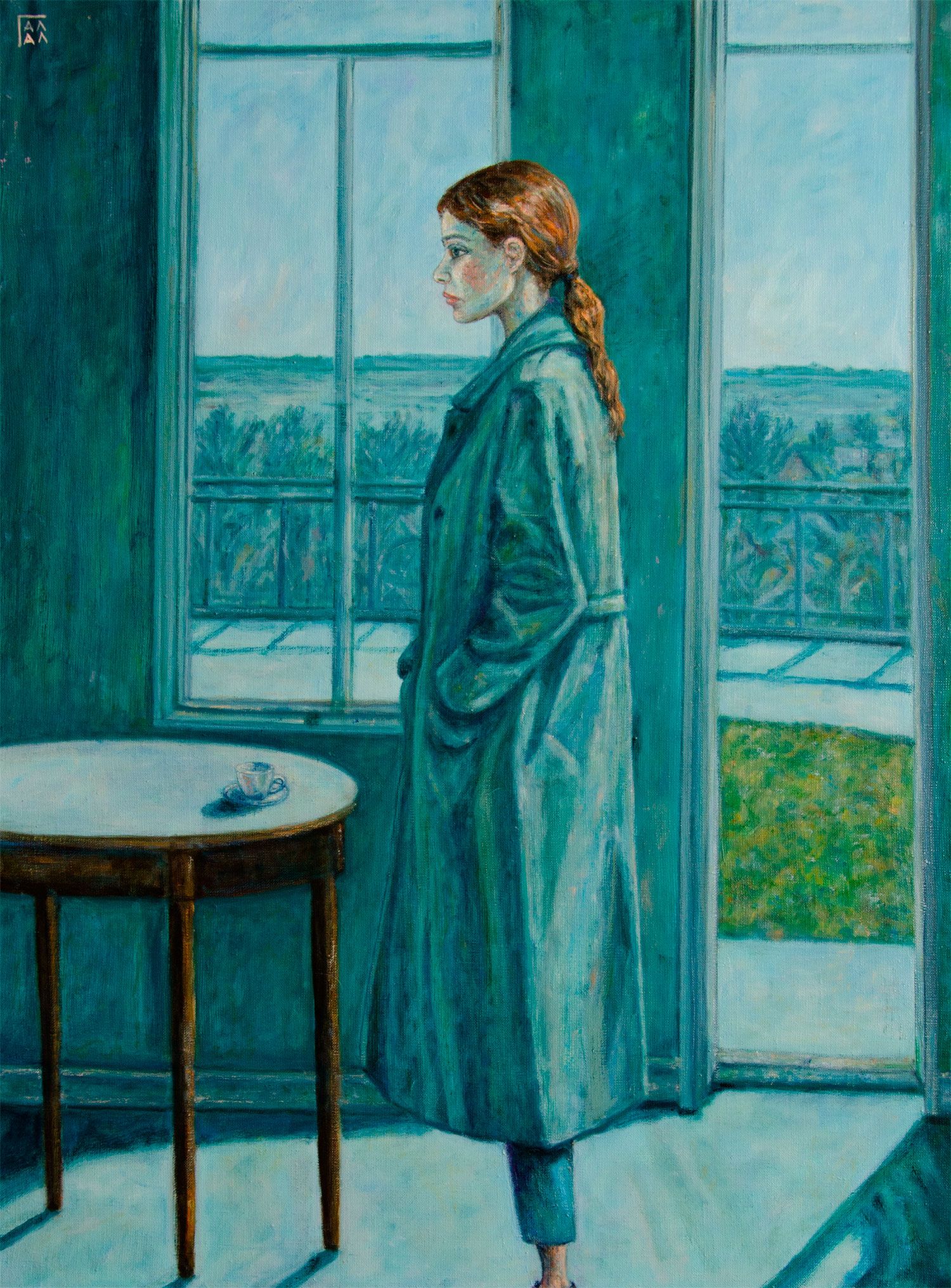 Александр Галяцкий (Картина, живопись - 
                  60 x 80 см) Холодное утро