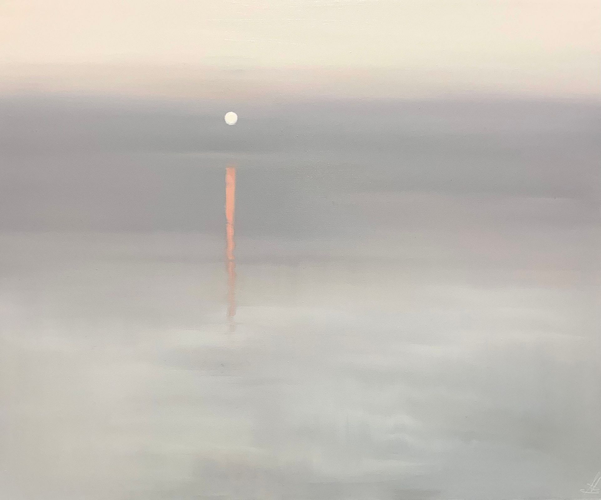 Анастасия Попова (Картина, живопись - 
                  120 x 100 см) Апрельский закат