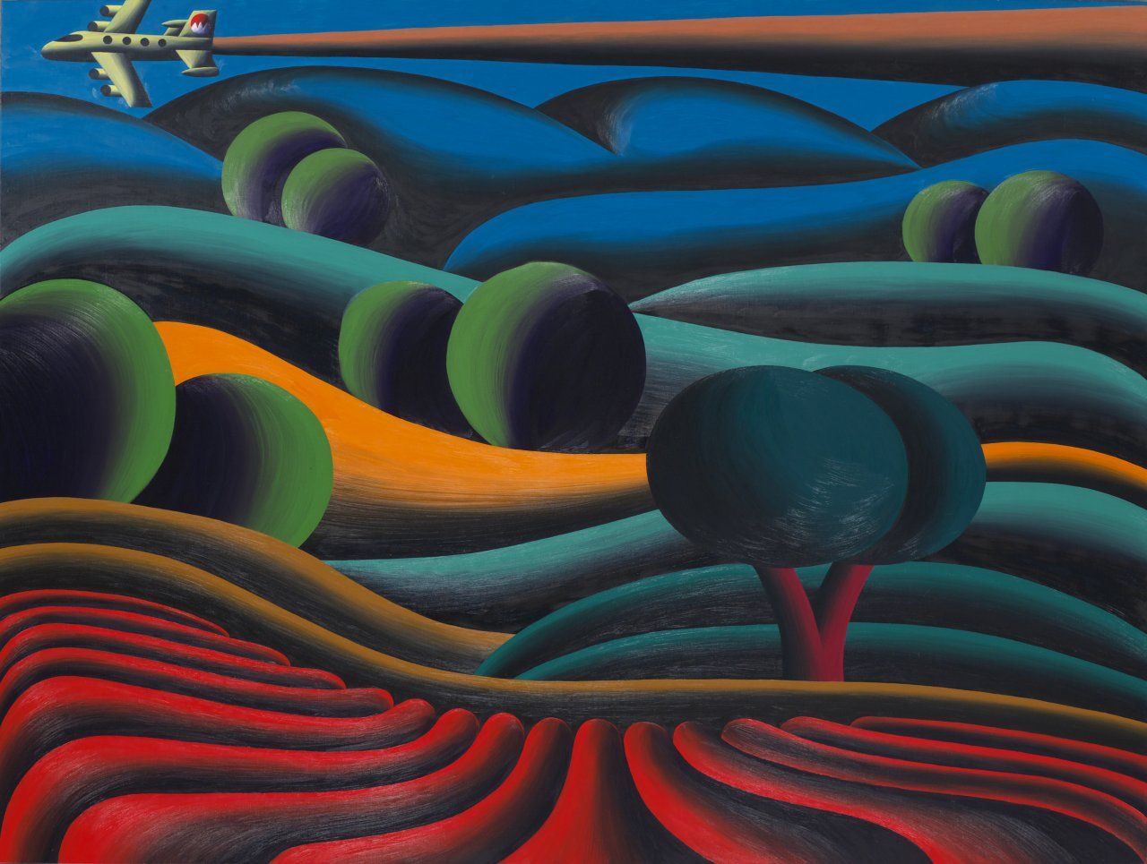 Олег Хвостов (Картина, живопись - 
                  200 x 150 см) Большой тосканский пейзаж