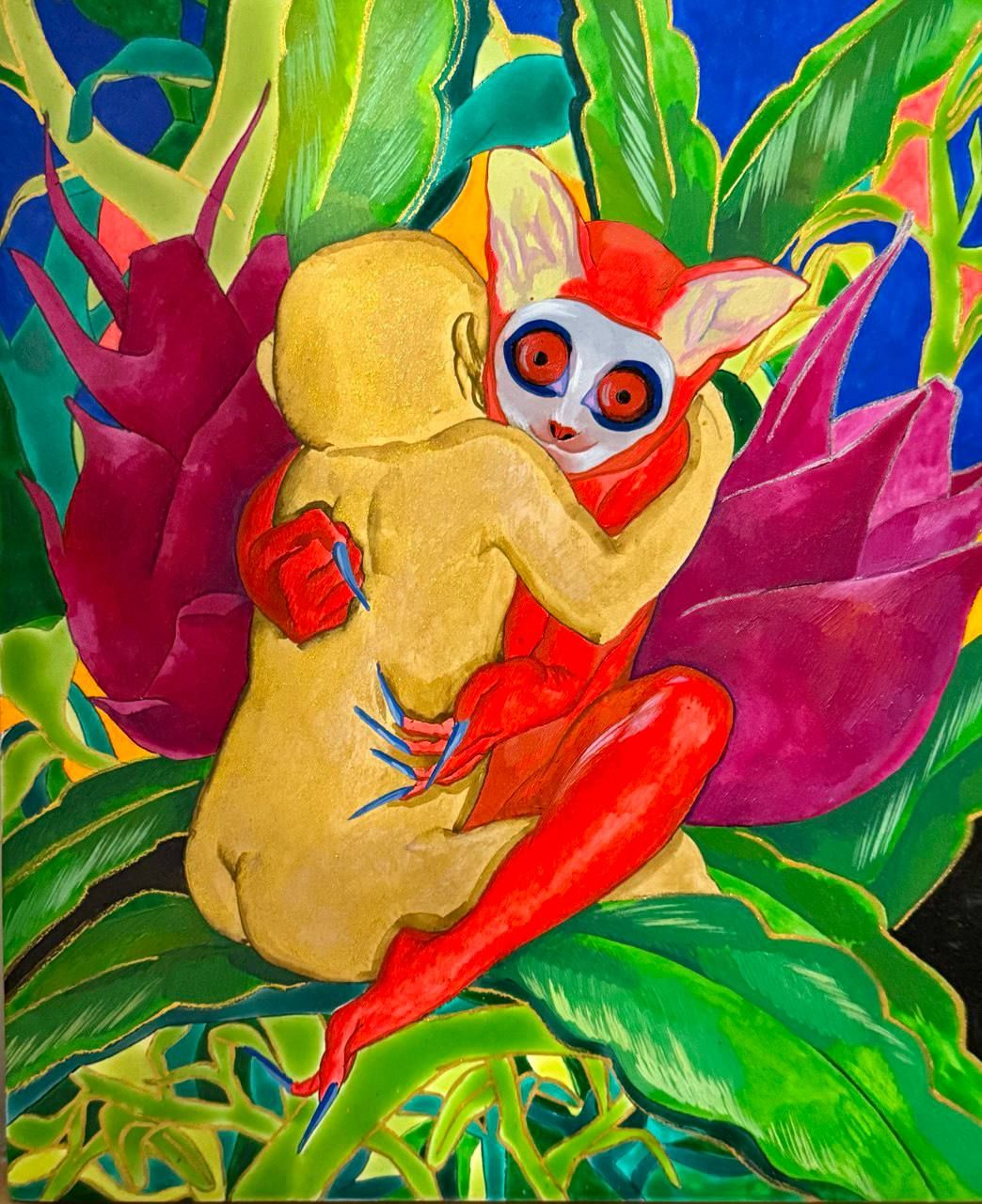 Юлия Кривозубова (Авторская графика - 
                  25 x 30 см) Из серии "Яблоки и груши"