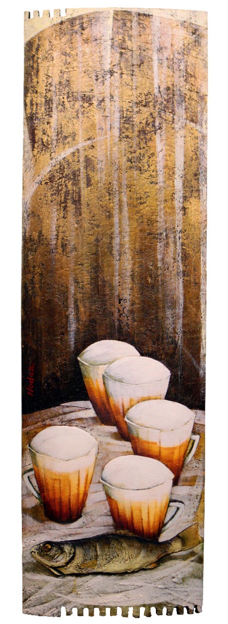 Нодар Хохобашвили (Картина, живопись - 
                  34 x 108 см) Июльфест