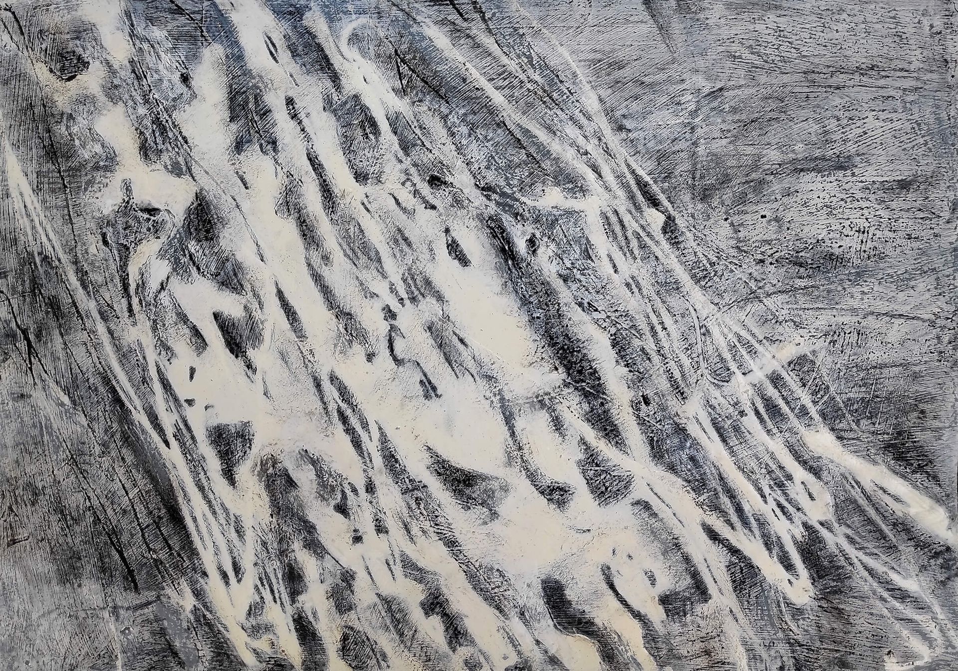 Мария Светлакова (Авторская графика - 
                  59 x 42 см) Поток
