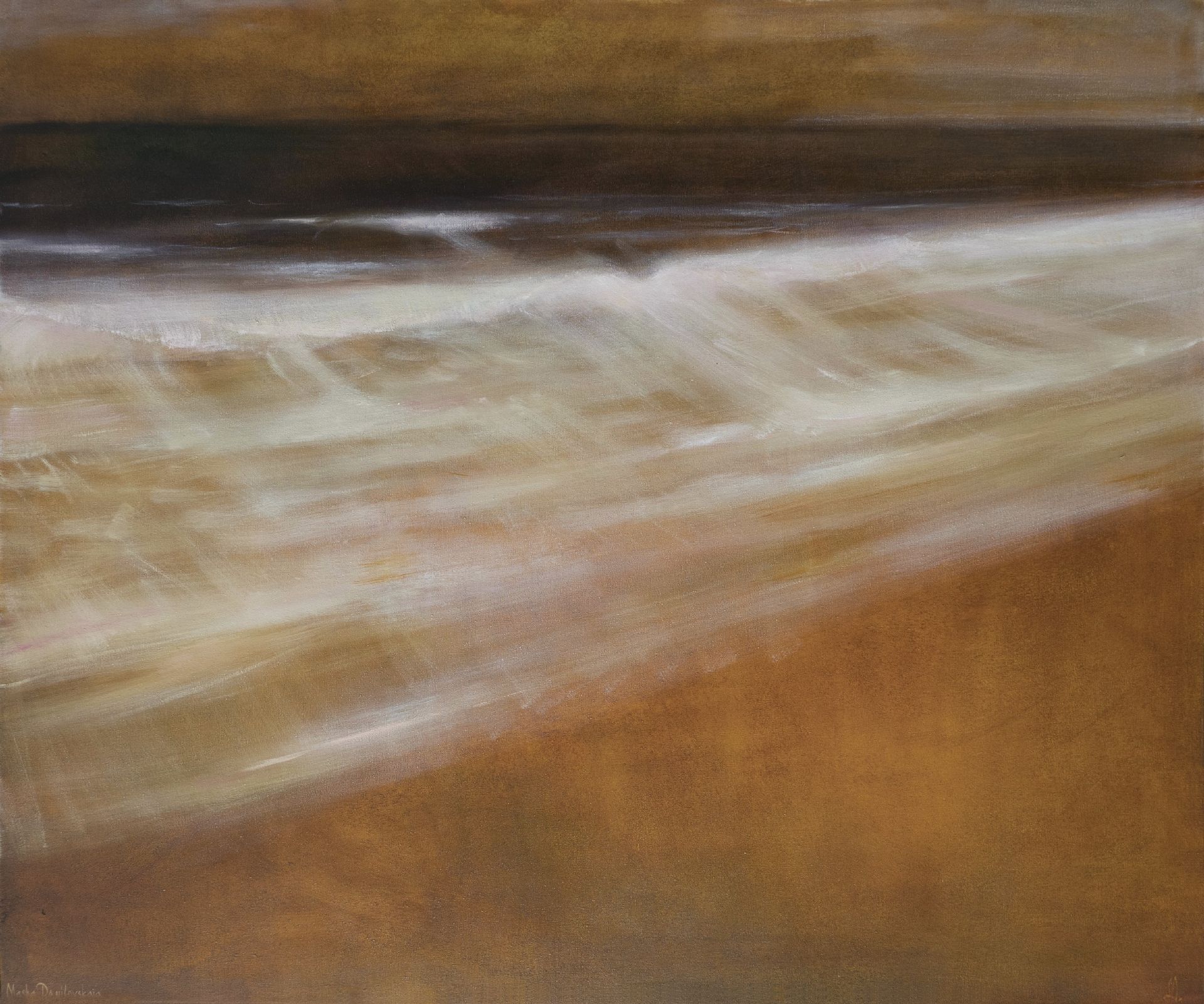 Маша Даниловская (Картина, живопись - 
                  120 x 100 см) Воды времени