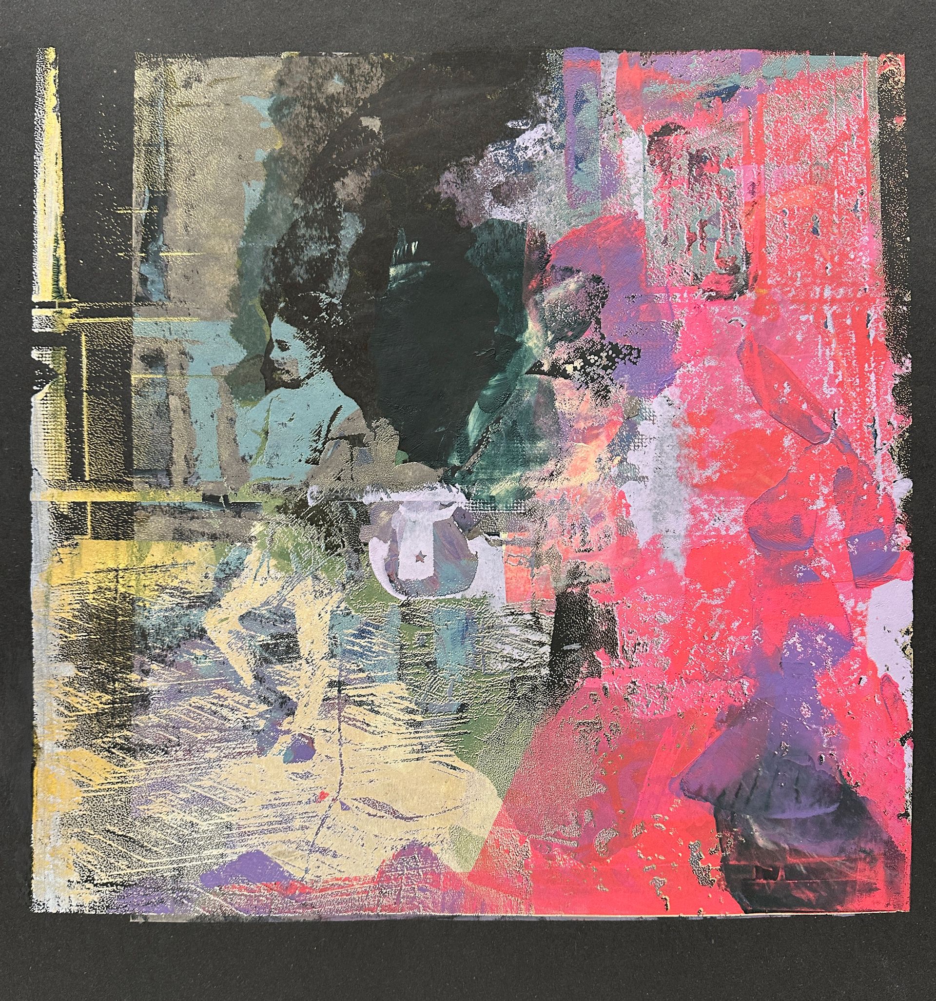 Дарья Мазур (Графика печатная - 
                  43 x 43 см) Ожидание