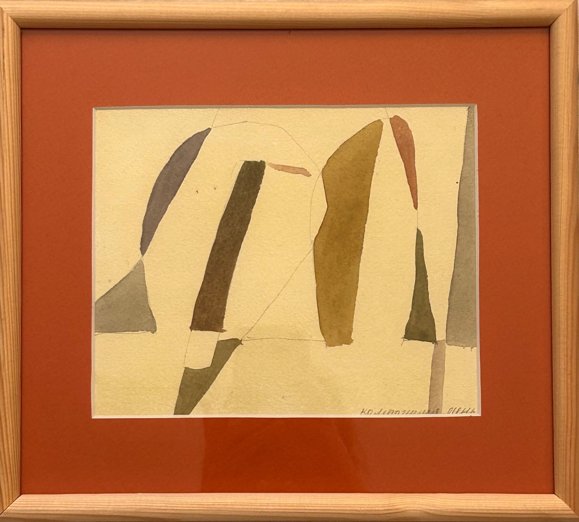 Настя Литецких (Авторская графика - 
                  28 x 25 см) Композиция "Осень"