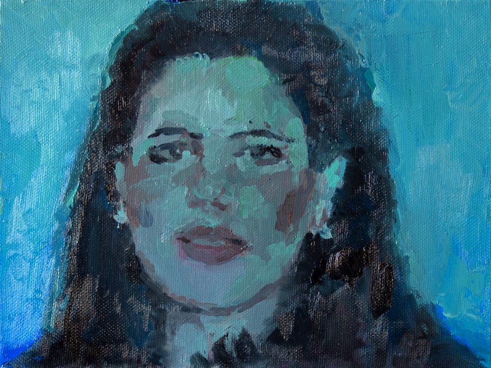 Андрей Анро (Картина, живопись - 
                  40 x 30 см) Моника