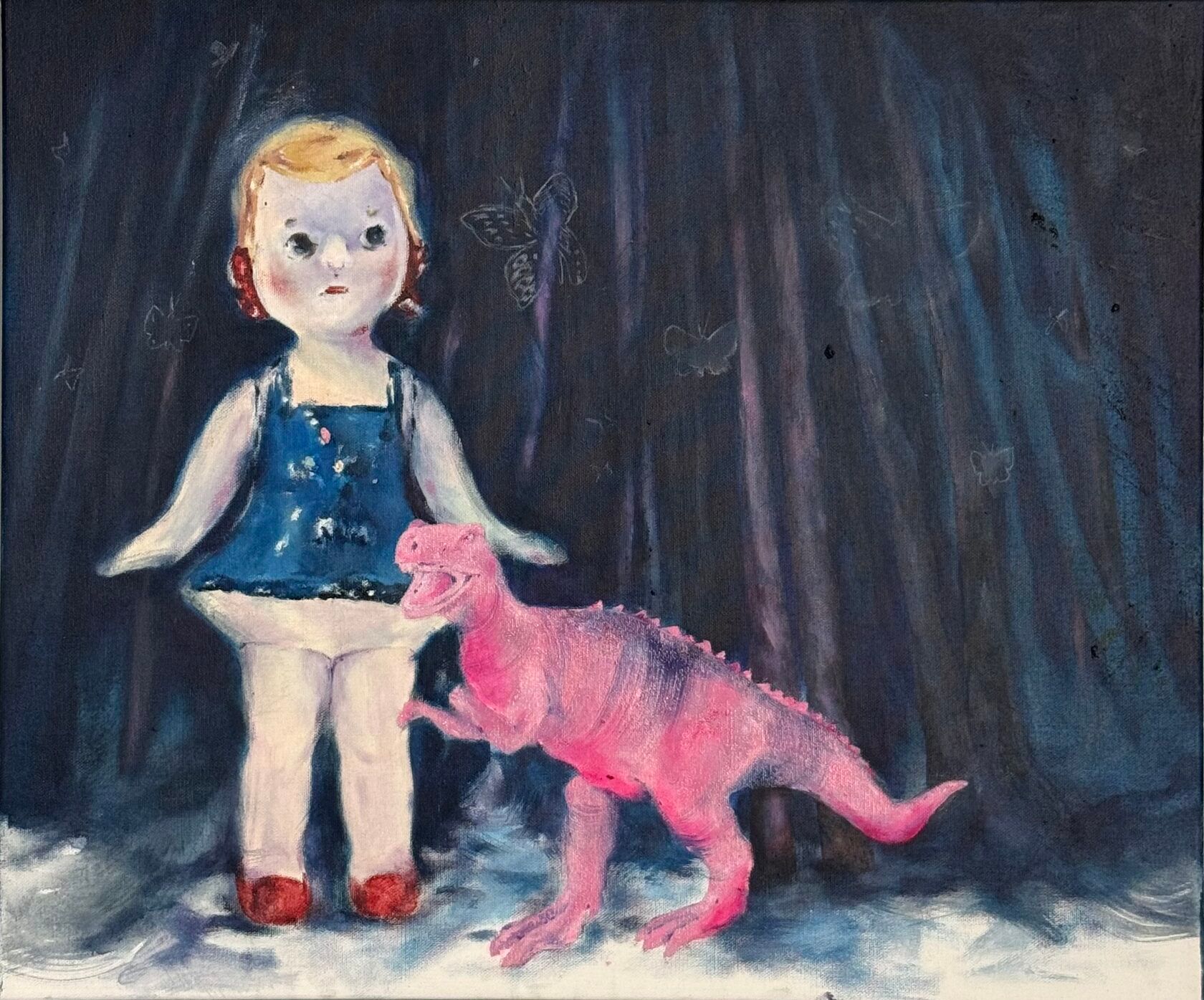 Кристина Пуршина (Картина, живопись - 
                  60 x 50 см) Серия "Сны из детства"