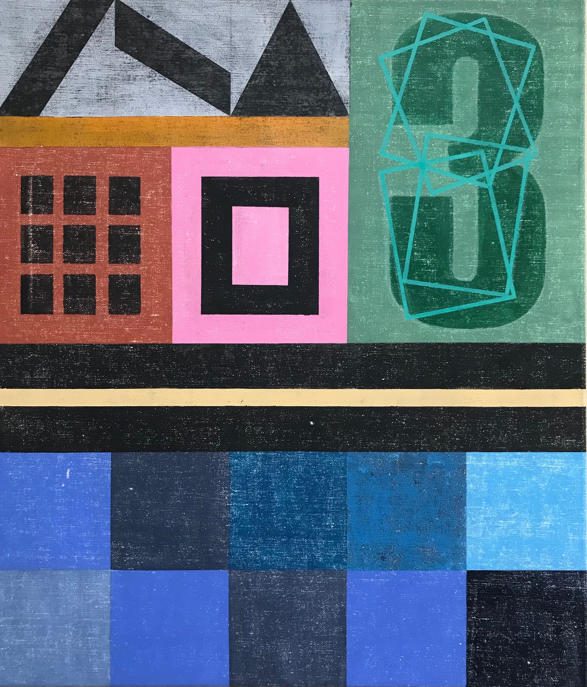 Юрий Ростиславский (Картина, живопись - 
                  60 x 70 см) Третий подъезд