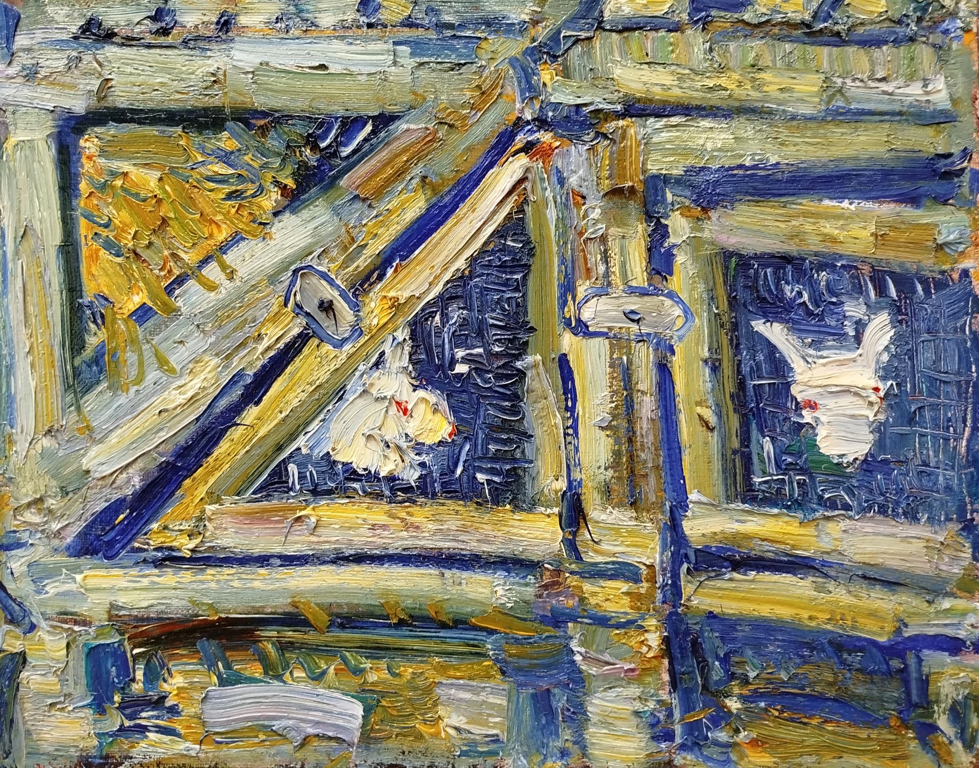 Денис Козловский (Картина, живопись - 
                  50 x 40 см) Кролики