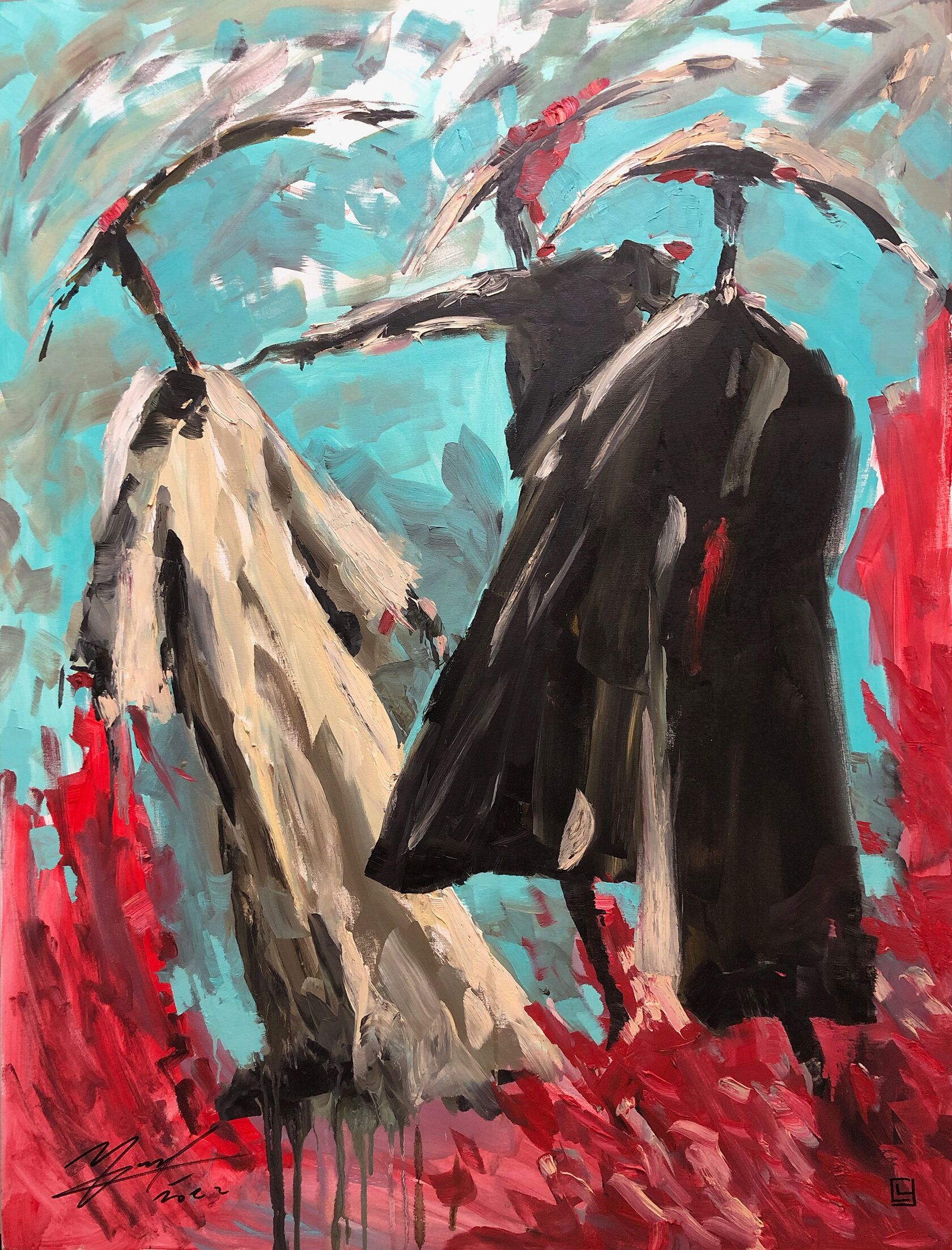 Святослав Игоревич Ушаков (Картина, живопись - 
                  90 x 120 см) Обвинение в убийстве