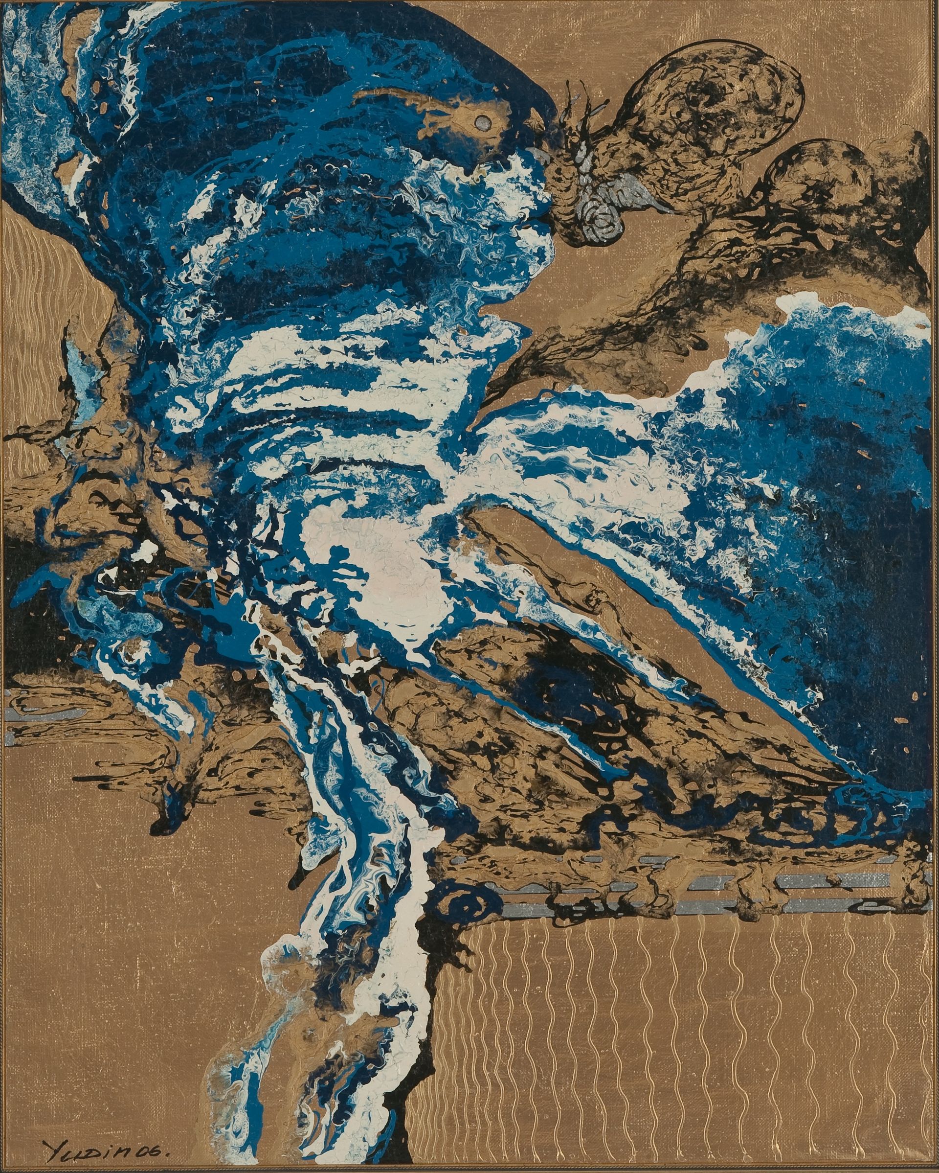 Юрий Юдин (Картина, живопись - 
                  80 x 100 см) Вешние воды