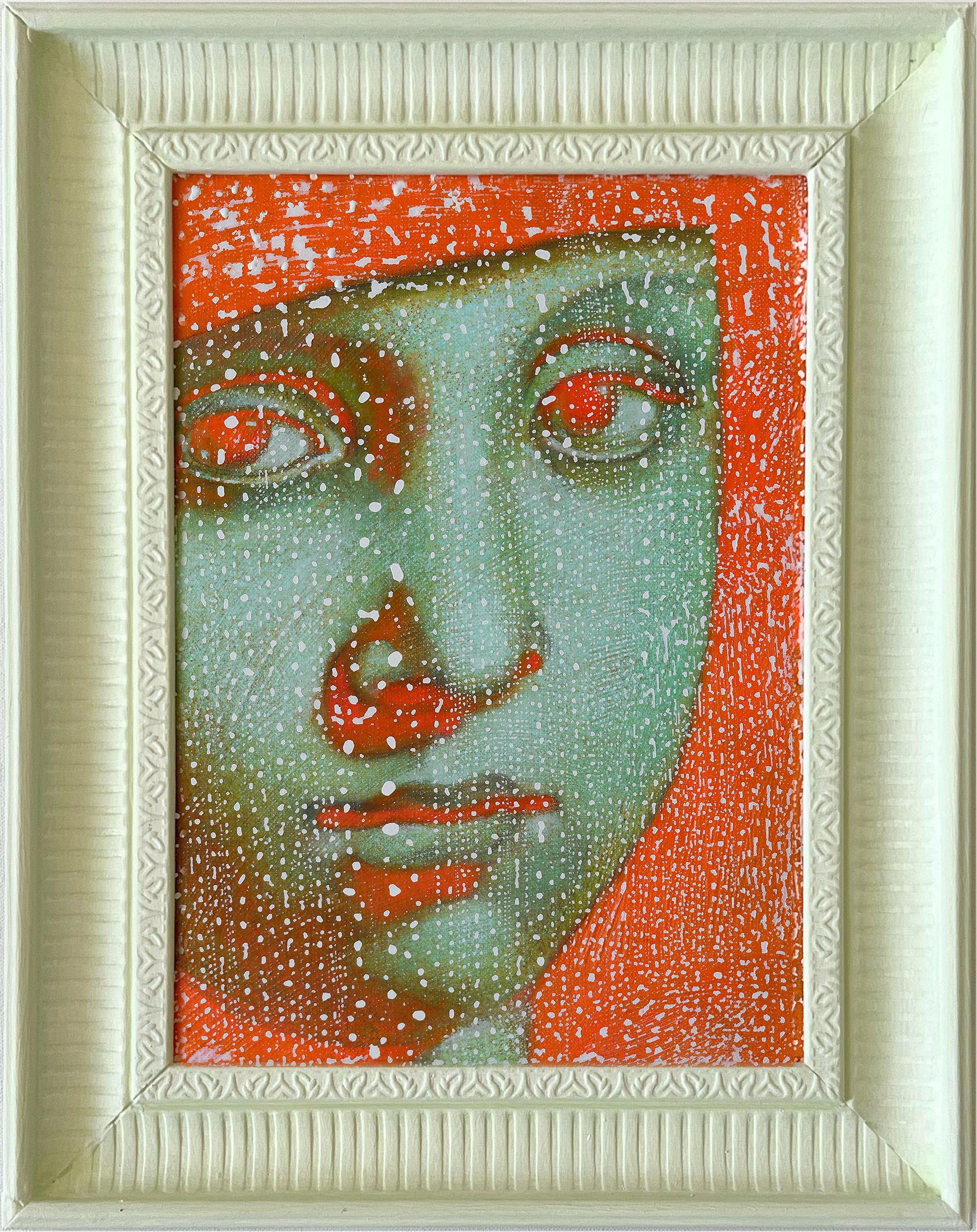 Ольга Рикун (Картина, живопись - 
                  36 x 46 см) Drops. Оммаж Франческо Мельци