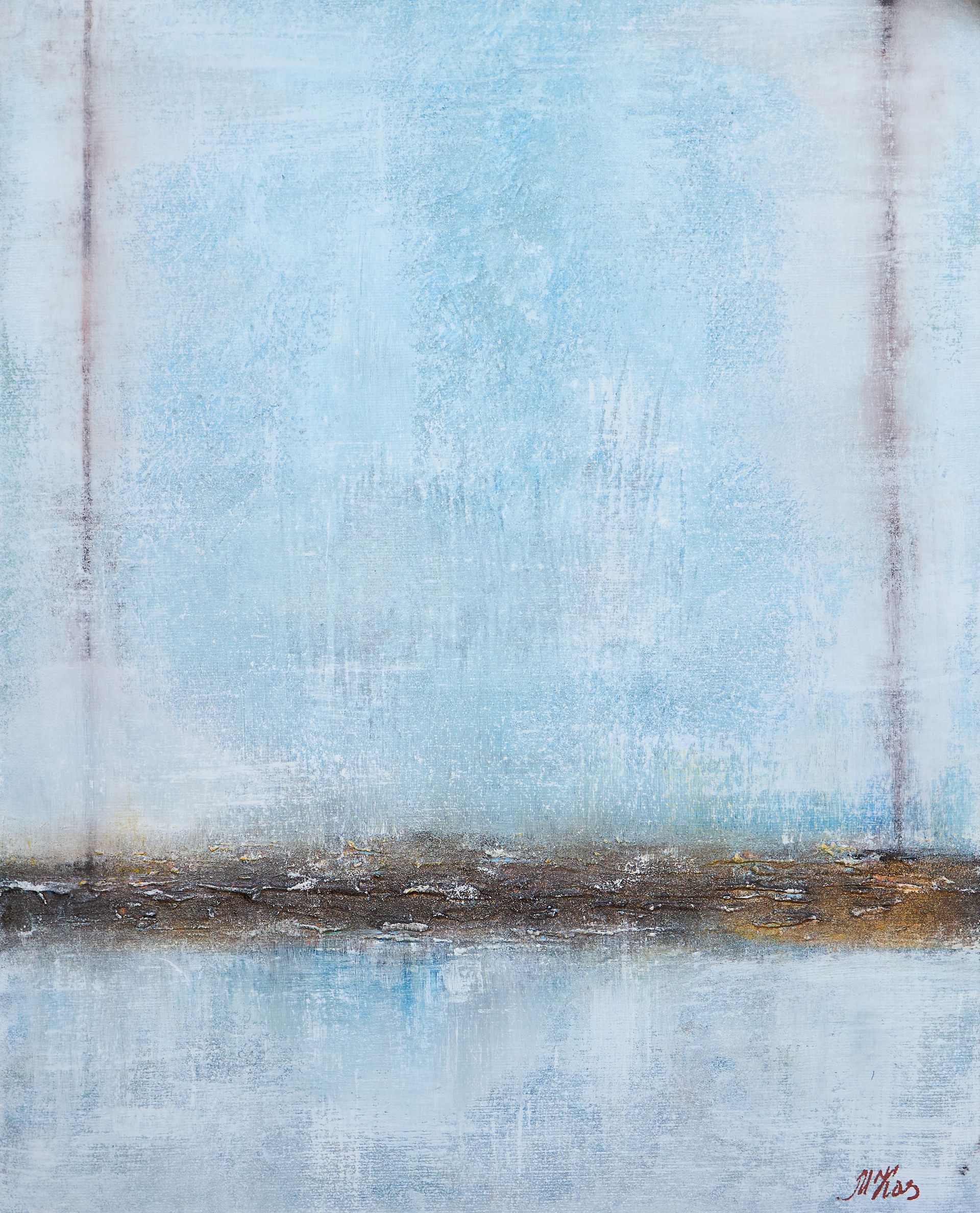 Елена Кашицына (Картина, живопись - 
                  40 x 50 см) Первый снег