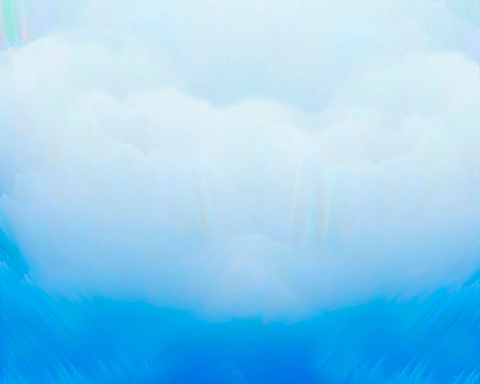 Марк Арно (Графика цифровая (принты) - 
                  100 x 80 см) Над облаками