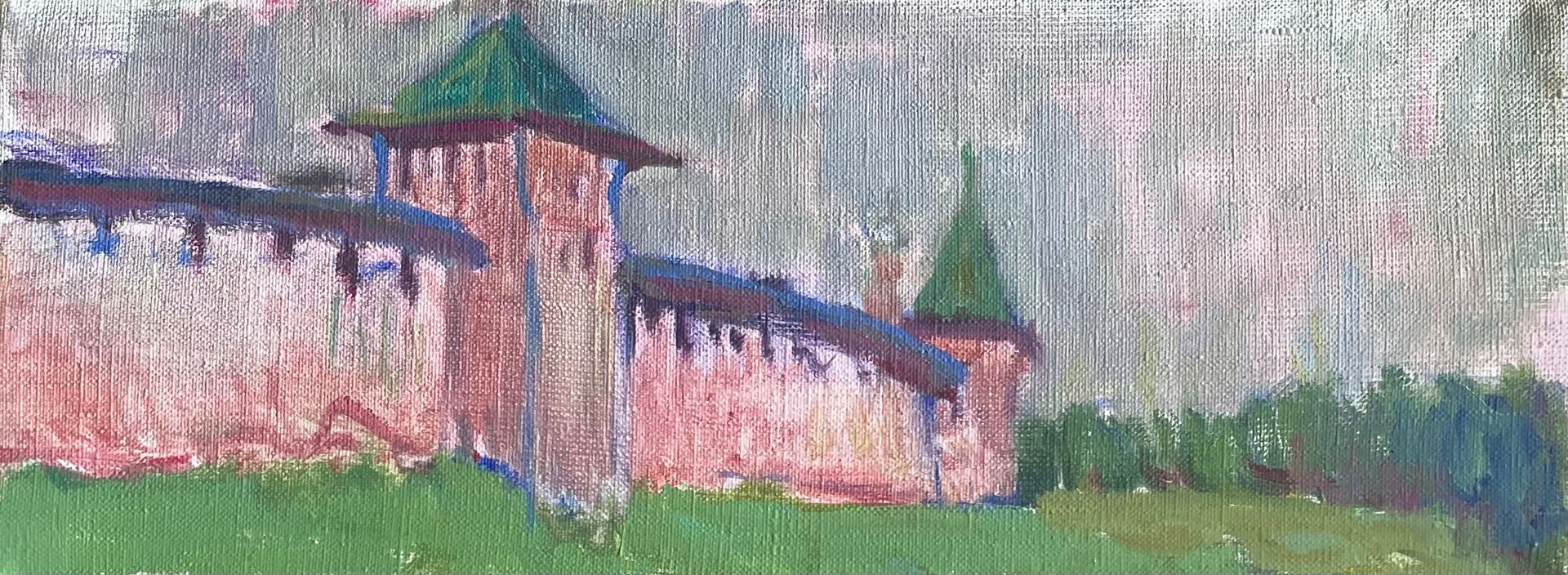 Анастасия Давыдова (Картина, живопись - 
                  40 x 15 см) Великий Новгород